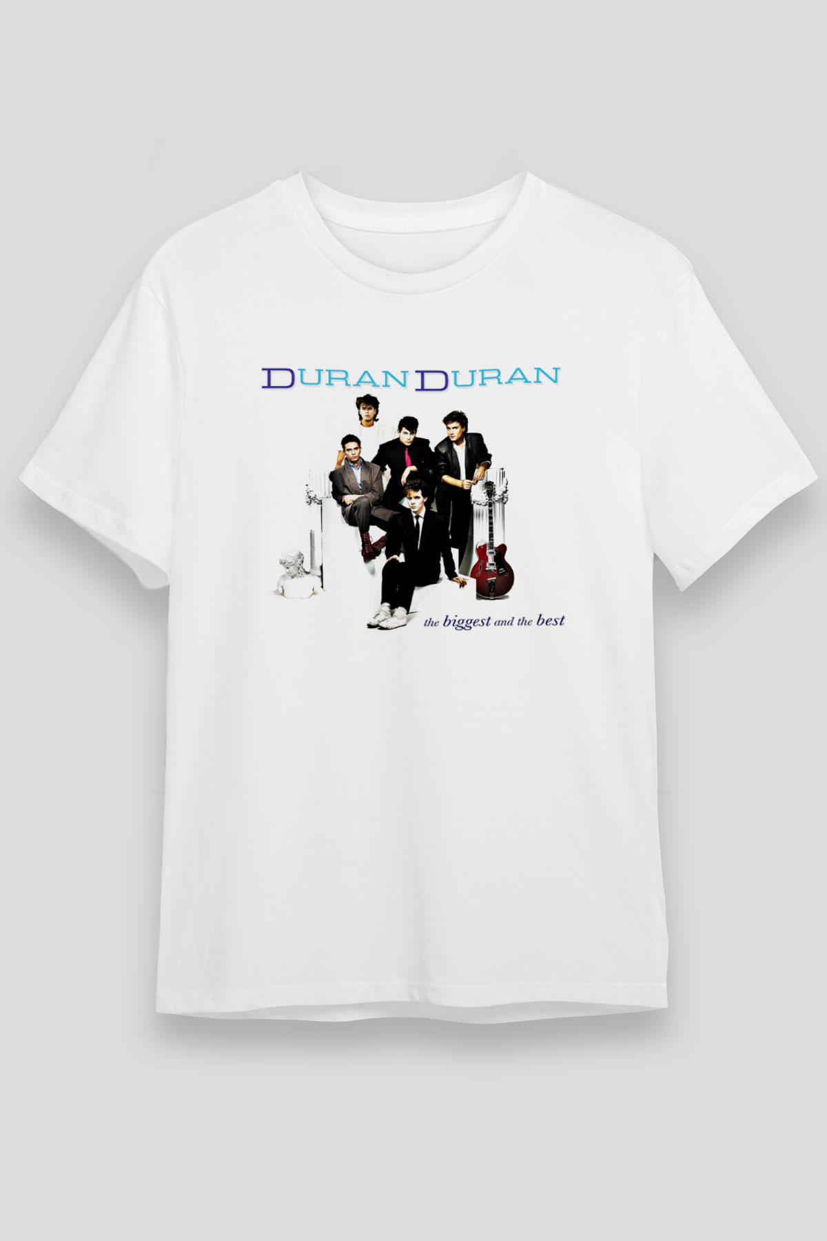 Duran Duran Baskılı Unisex Beyaz Tişört