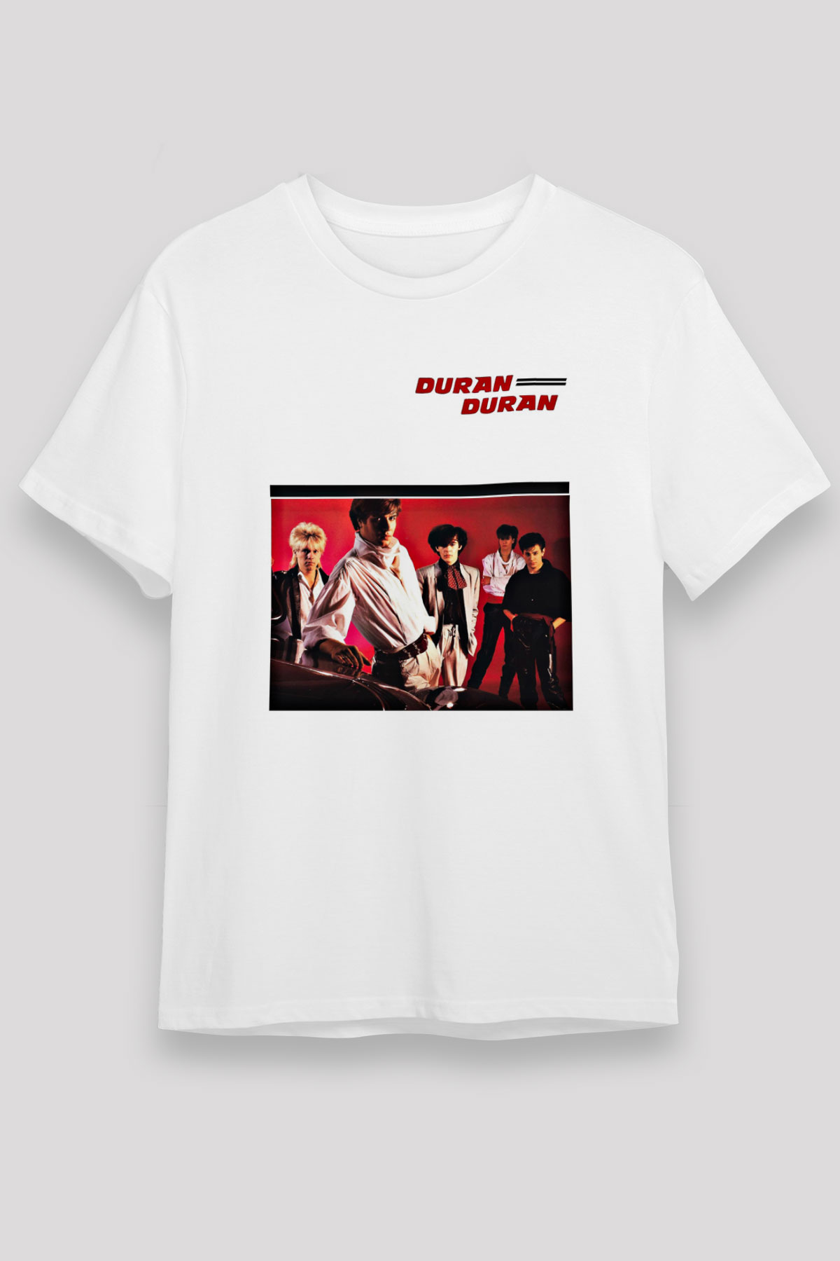 Duran Duran Baskılı Unisex Beyaz Tişört