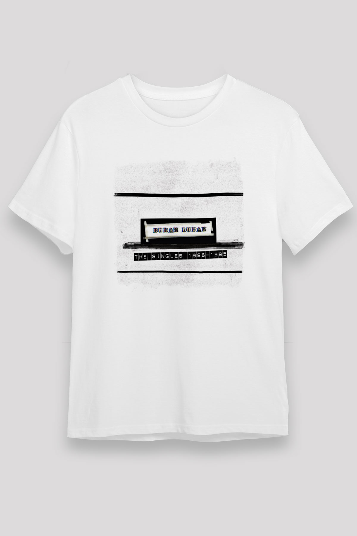 Duran Duran Baskılı Unisex Beyaz Tişört