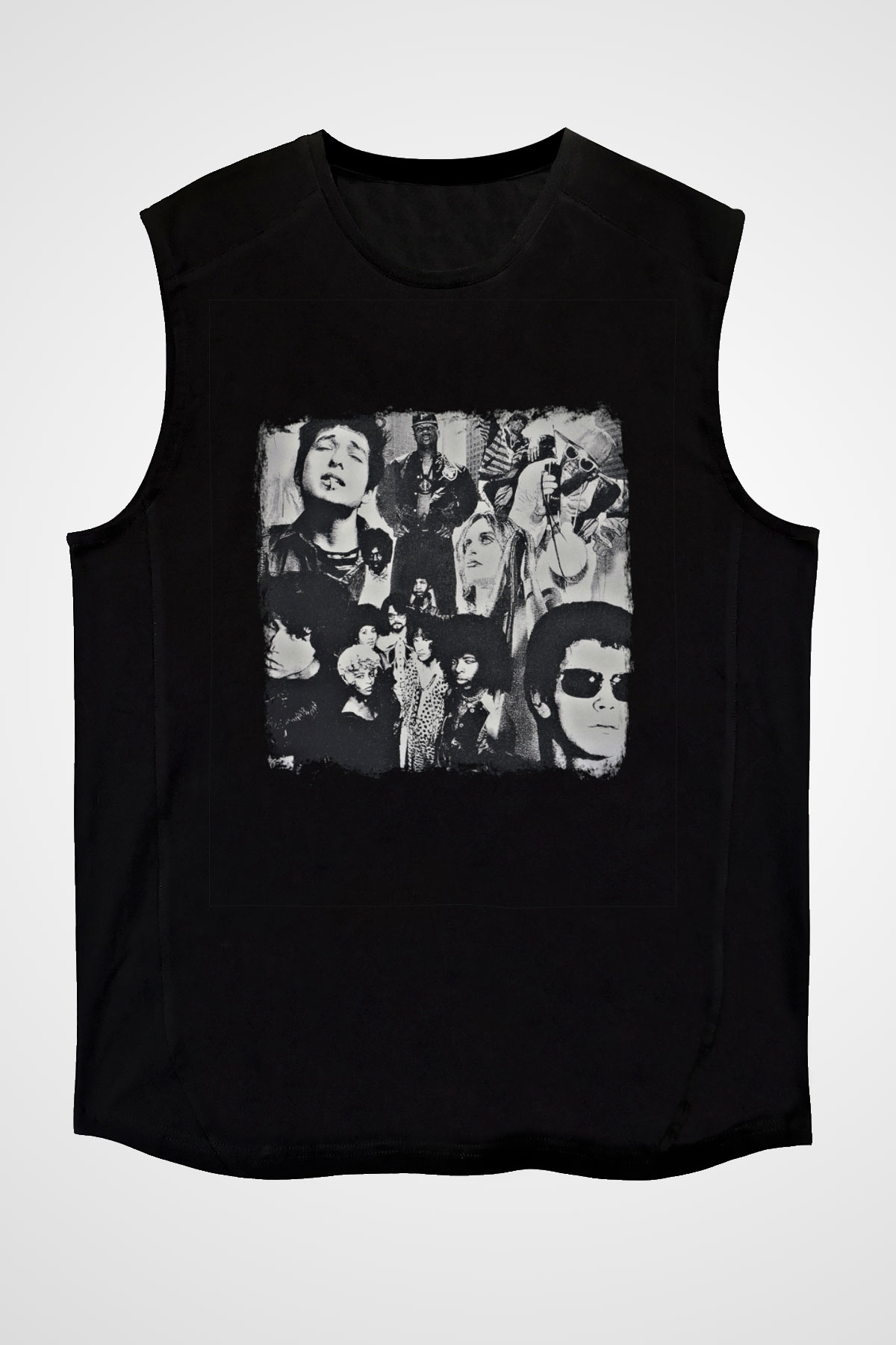 Duran Duran Baskılı Unisex Siyah Kolsuz Tişört