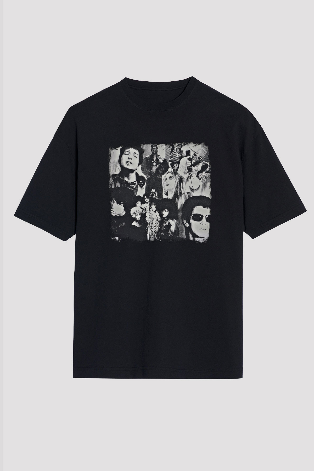 Duran Duran Baskılı Unisex Siyah Oversize Tişört