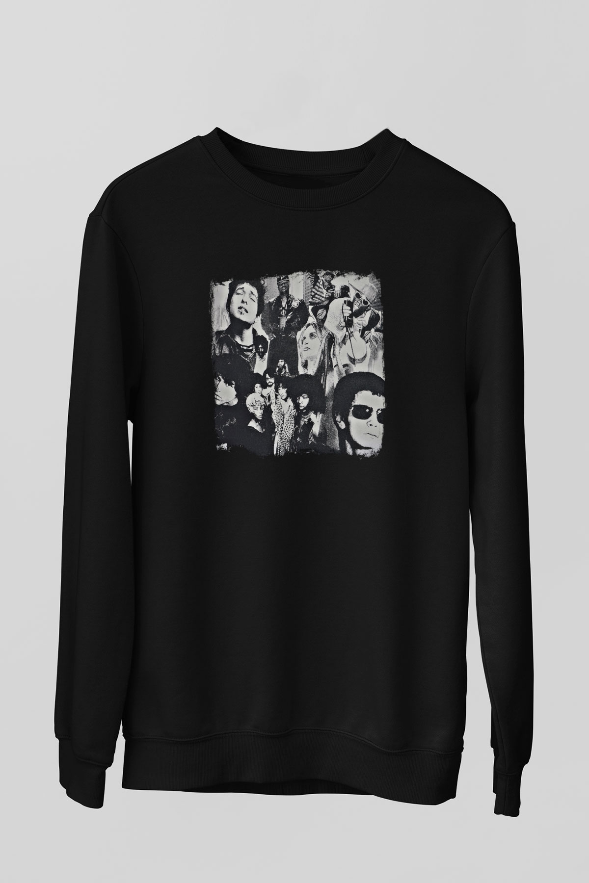 Duran Duran Baskılı Unisex Siyah Sweatshirt