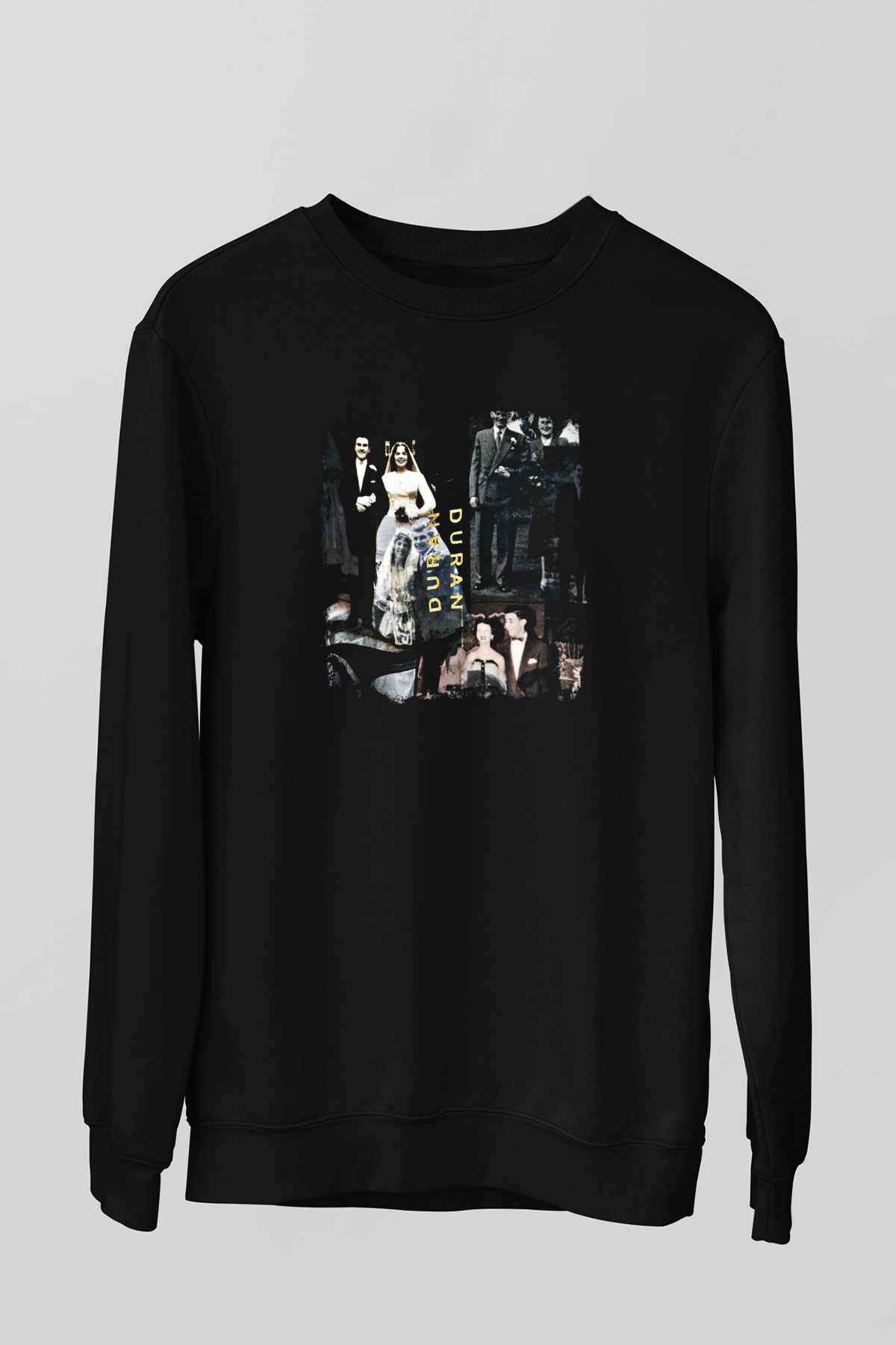 Duran Duran Baskılı Unisex Siyah Sweatshirt