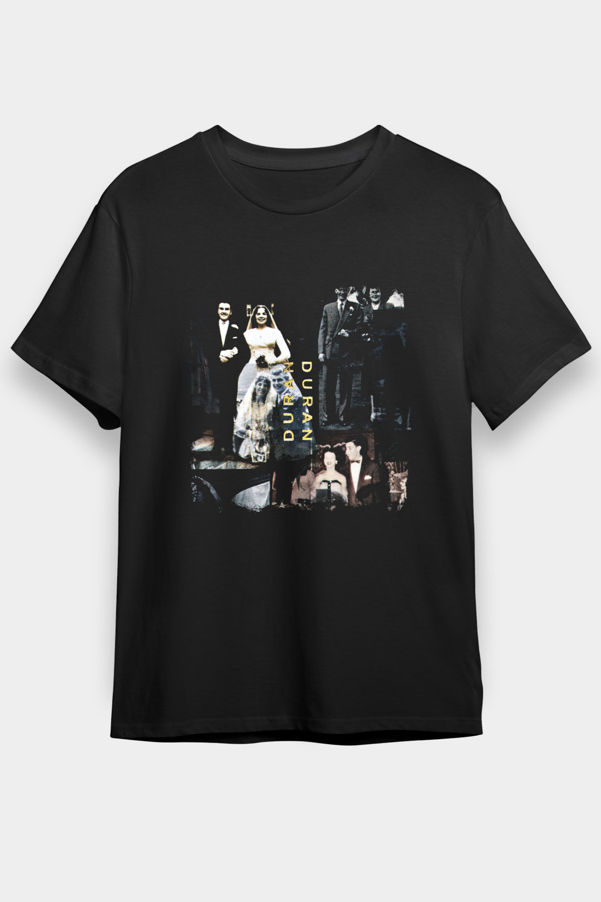 Duran Duran Baskılı Unisex Siyah Tişört