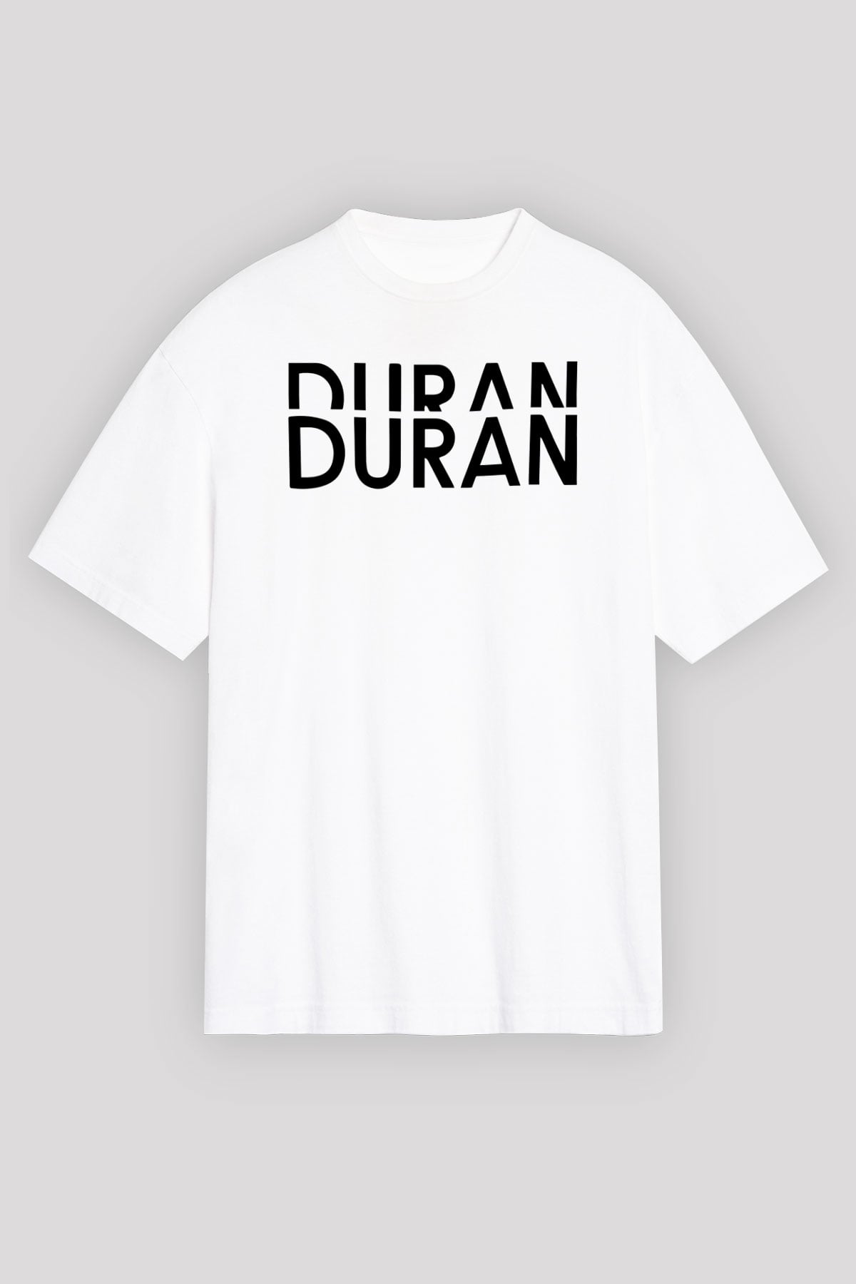 Duran Duran Beyaz Unisex Oversize Tişört T-Shirt