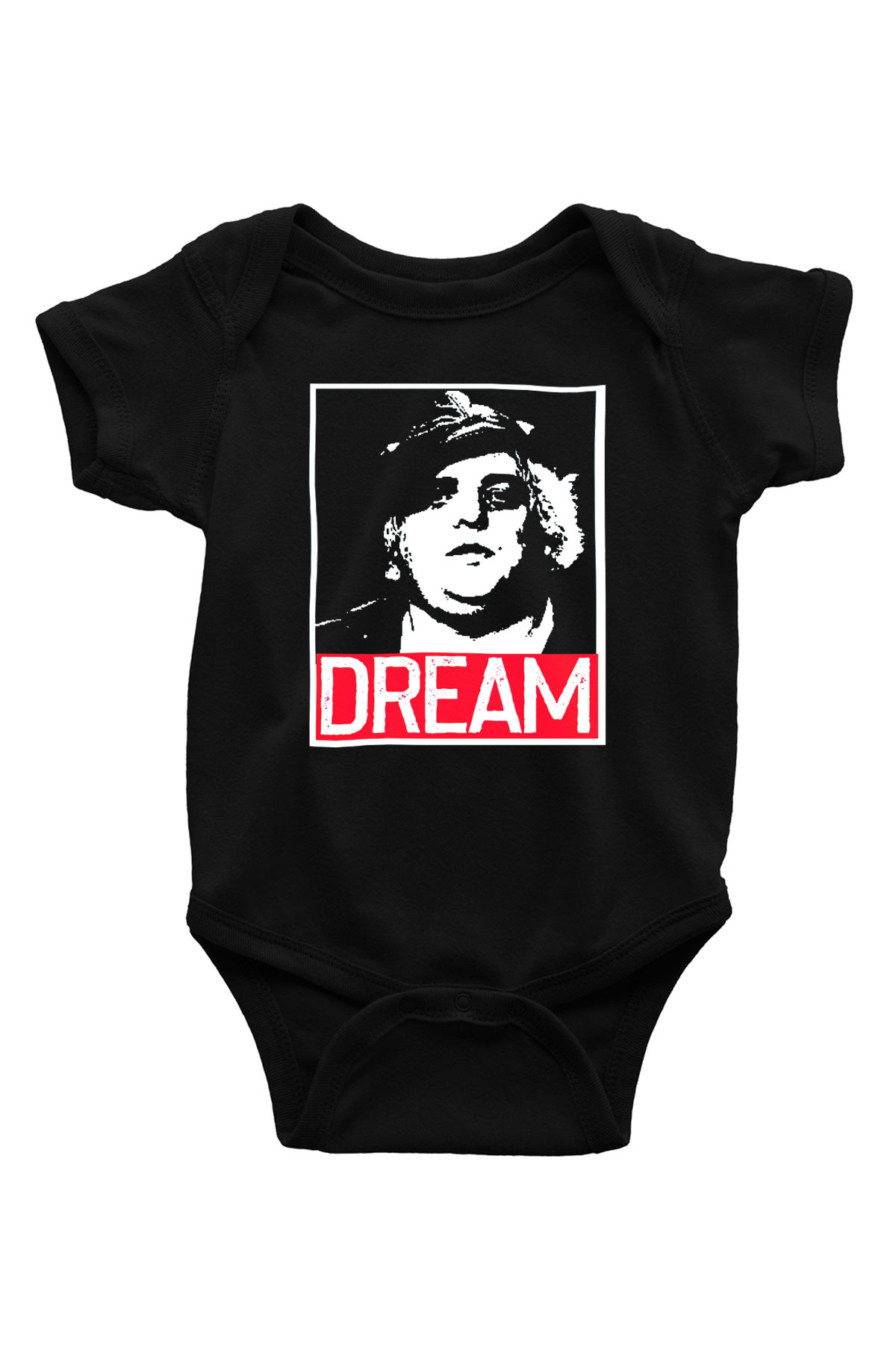 Dusty Rhodes Siyah Bebek Body - Zıbın