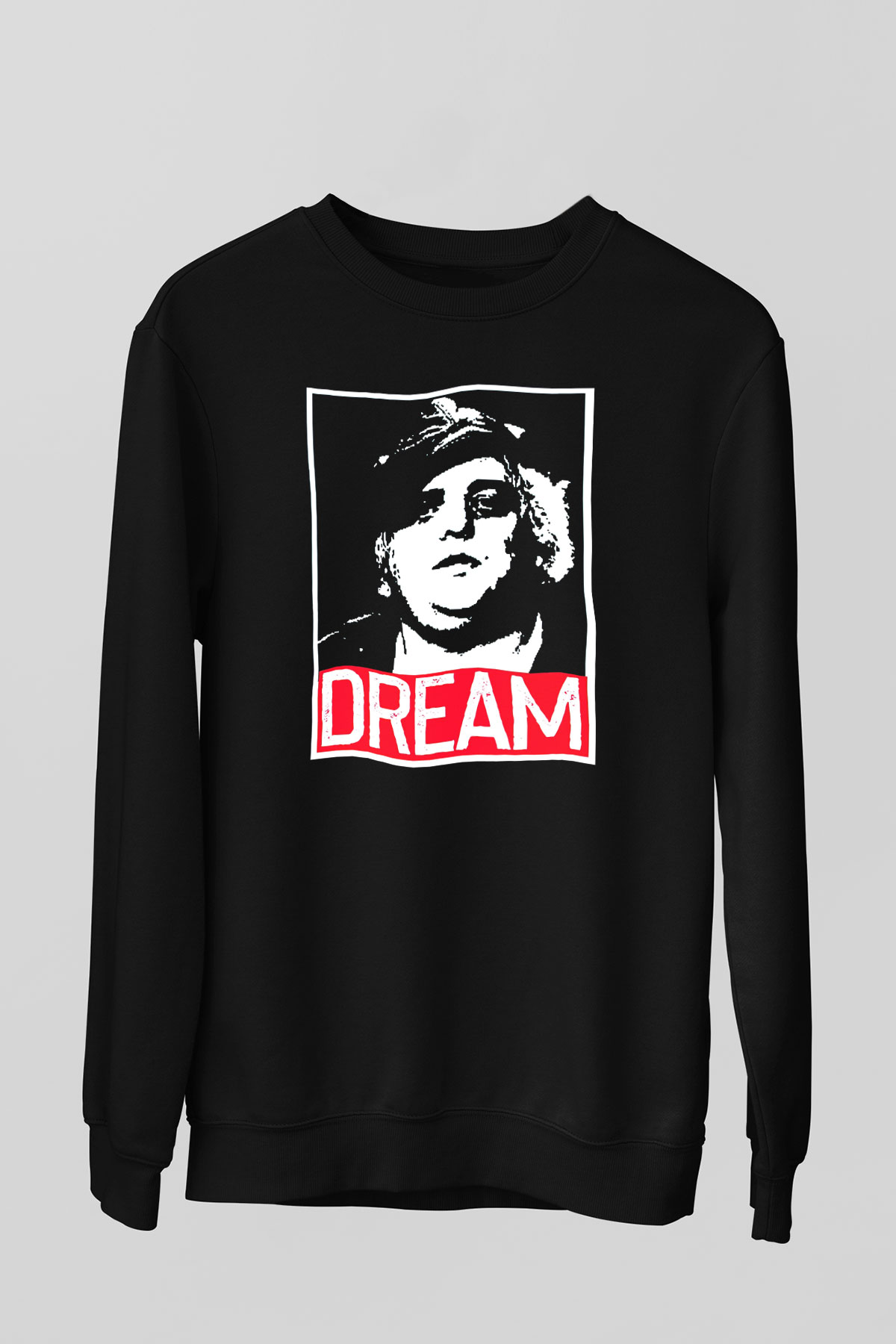 Dusty Rhodes Siyah Unisex  Sweatshirt