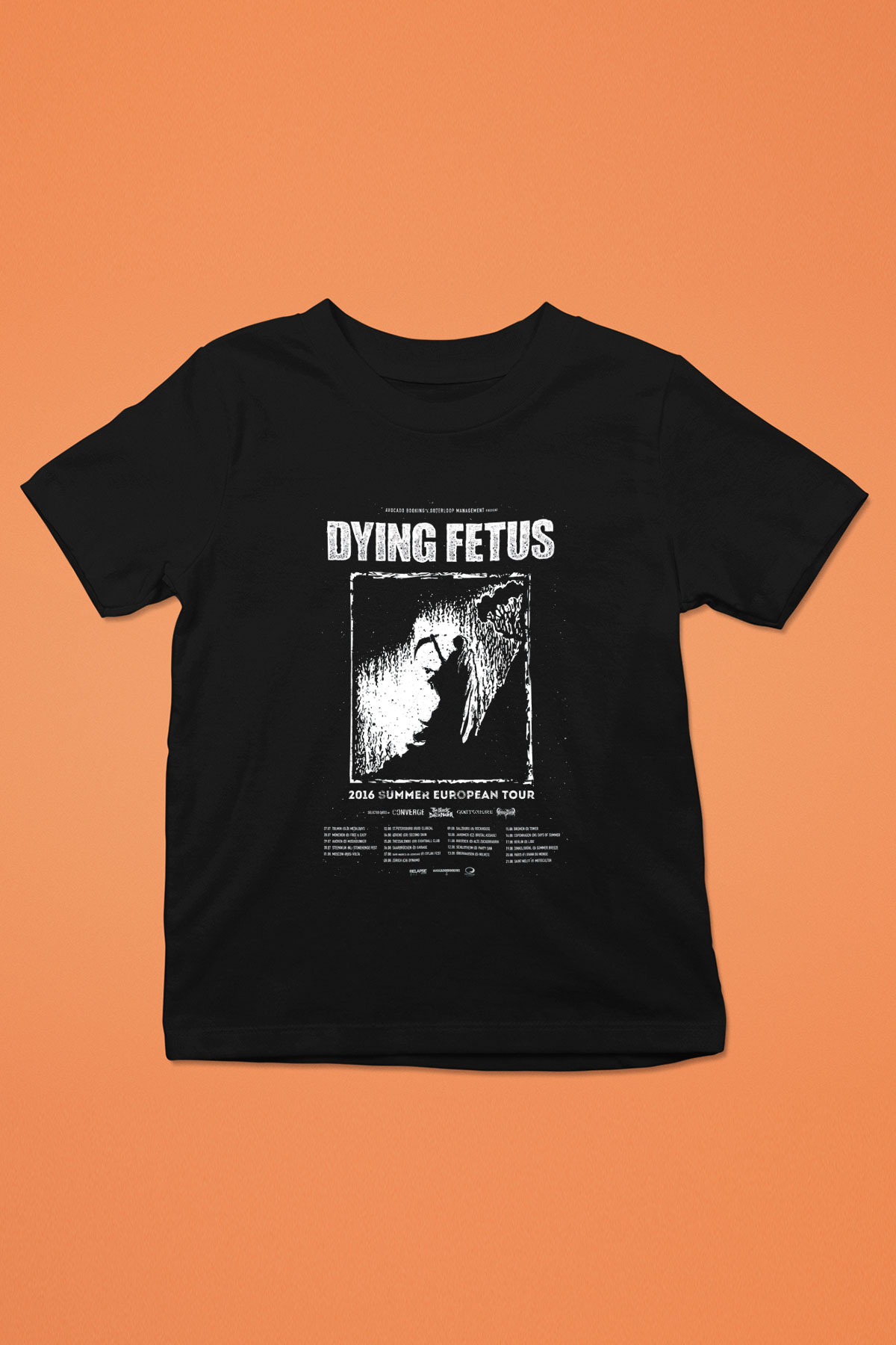 Dying Fetus Baskılı Siyah Unisex Çocuk Tişört