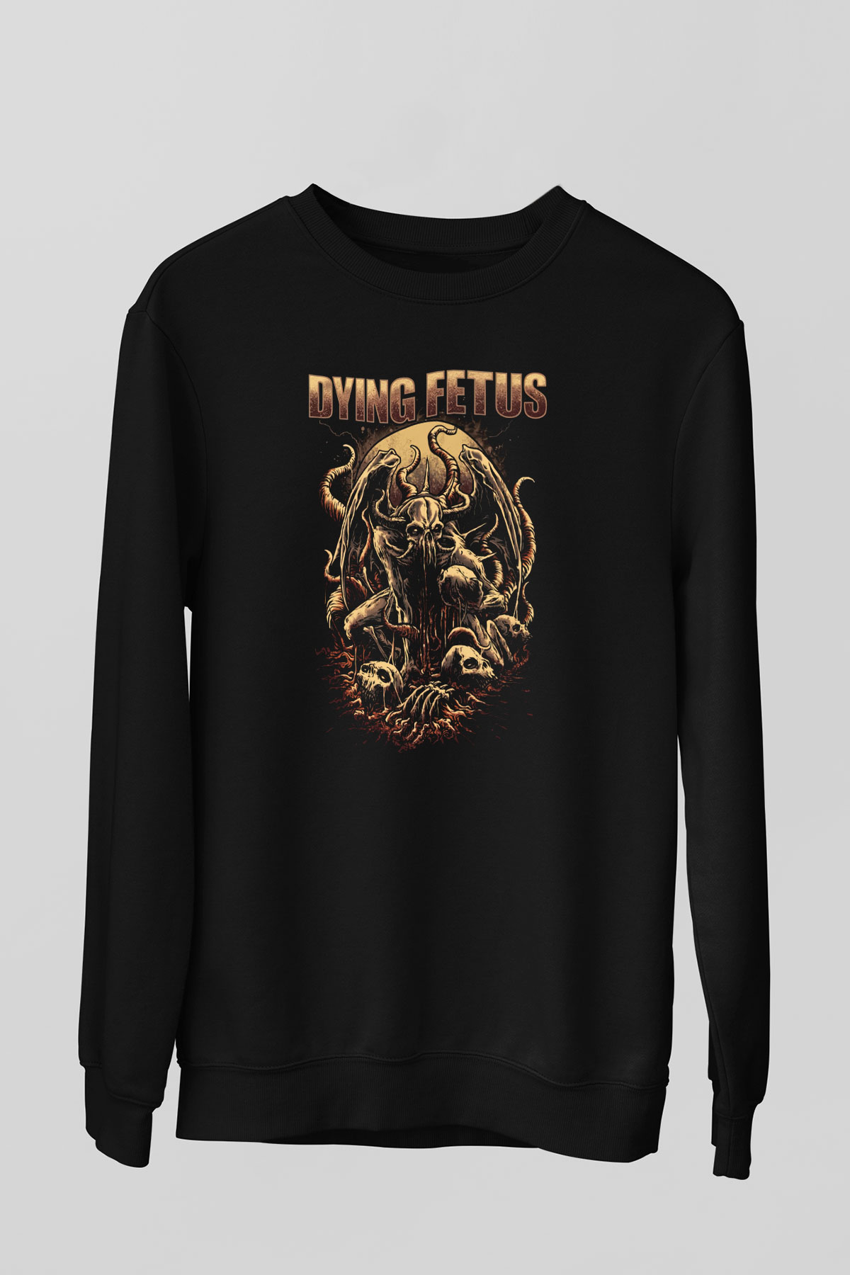 Dying Fetus Siyah Unisex Sweatshirt