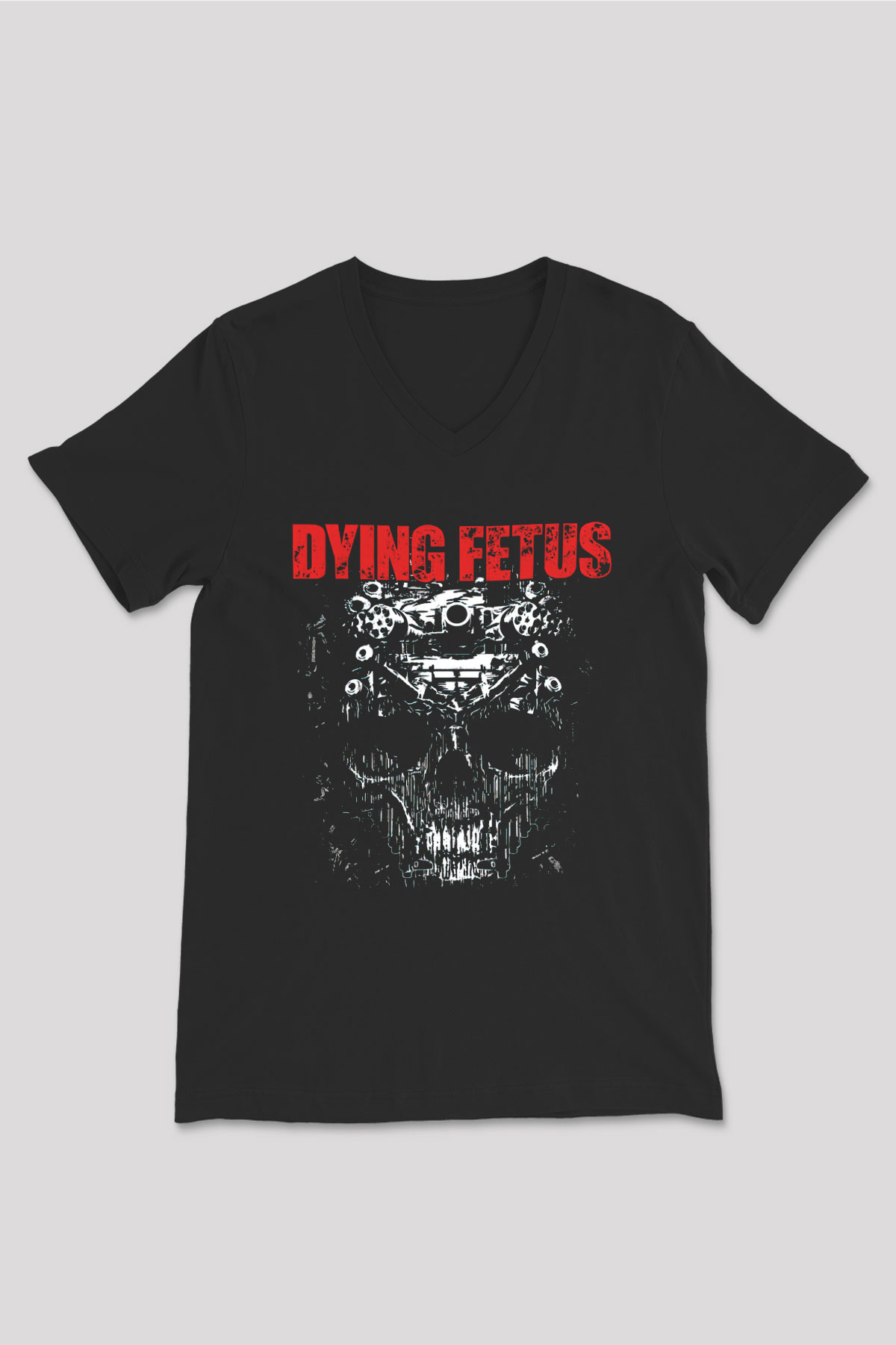 Dying Fetus Siyah Unisex V Yaka Tişört