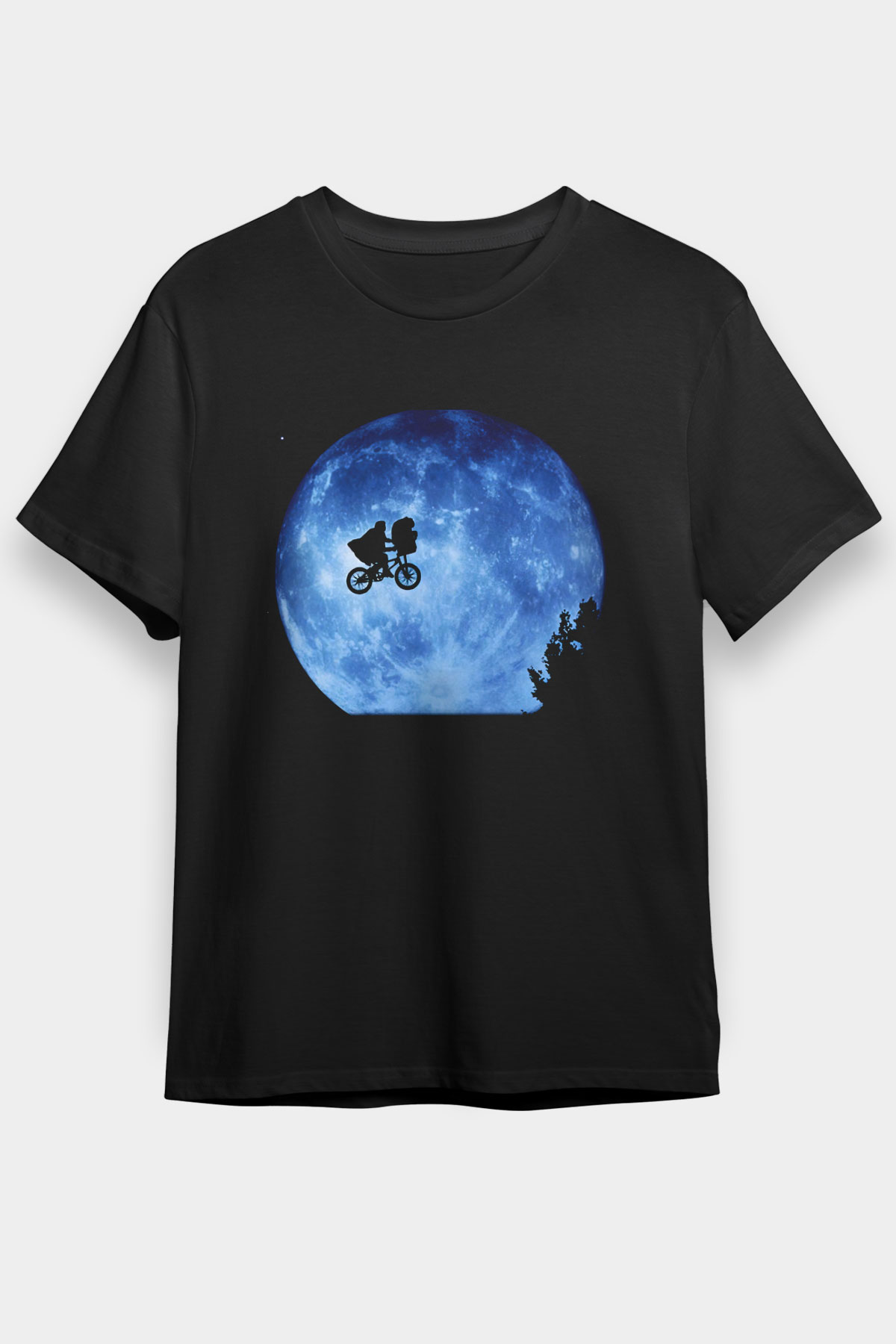 E.T. Siyah Unisex Tişört
