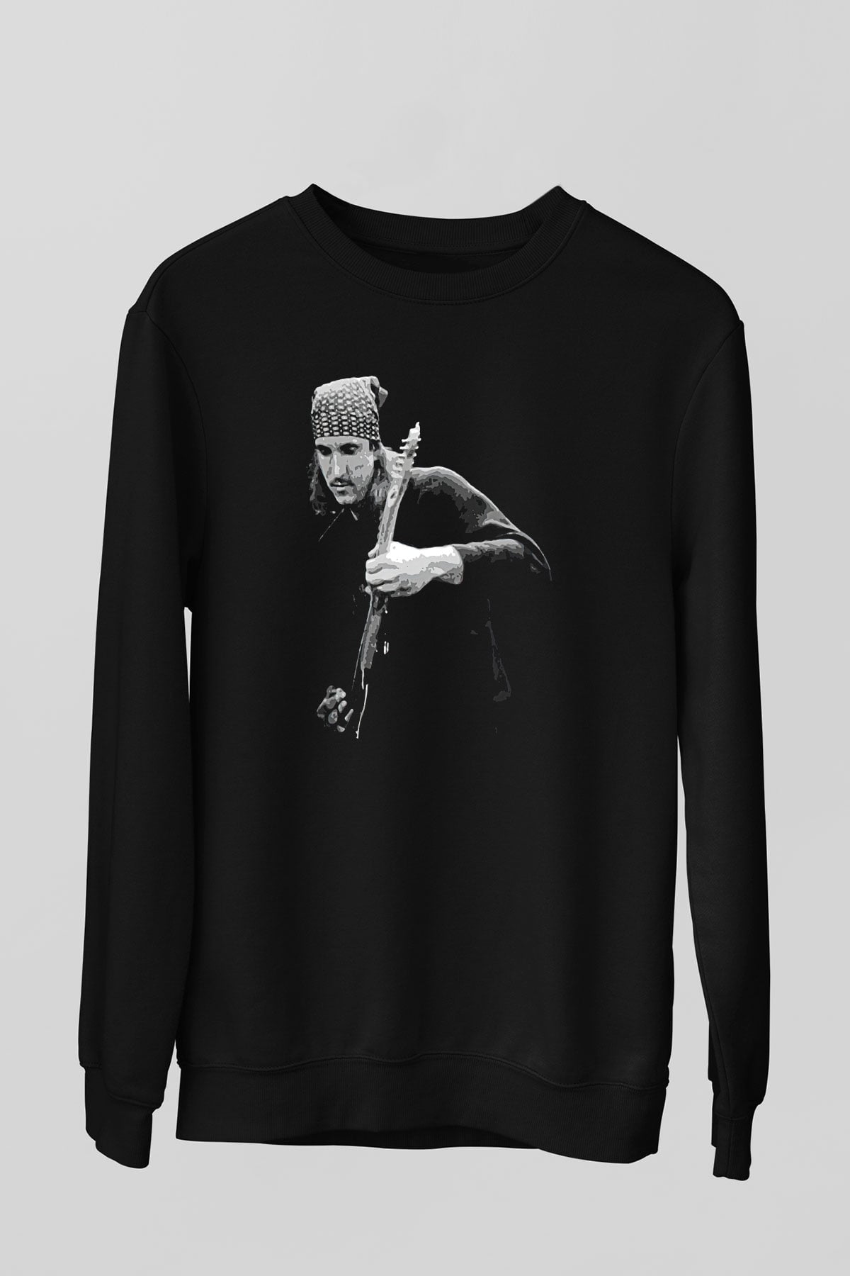 Eagles Baskılı Unisex Siyah Sweatshirt