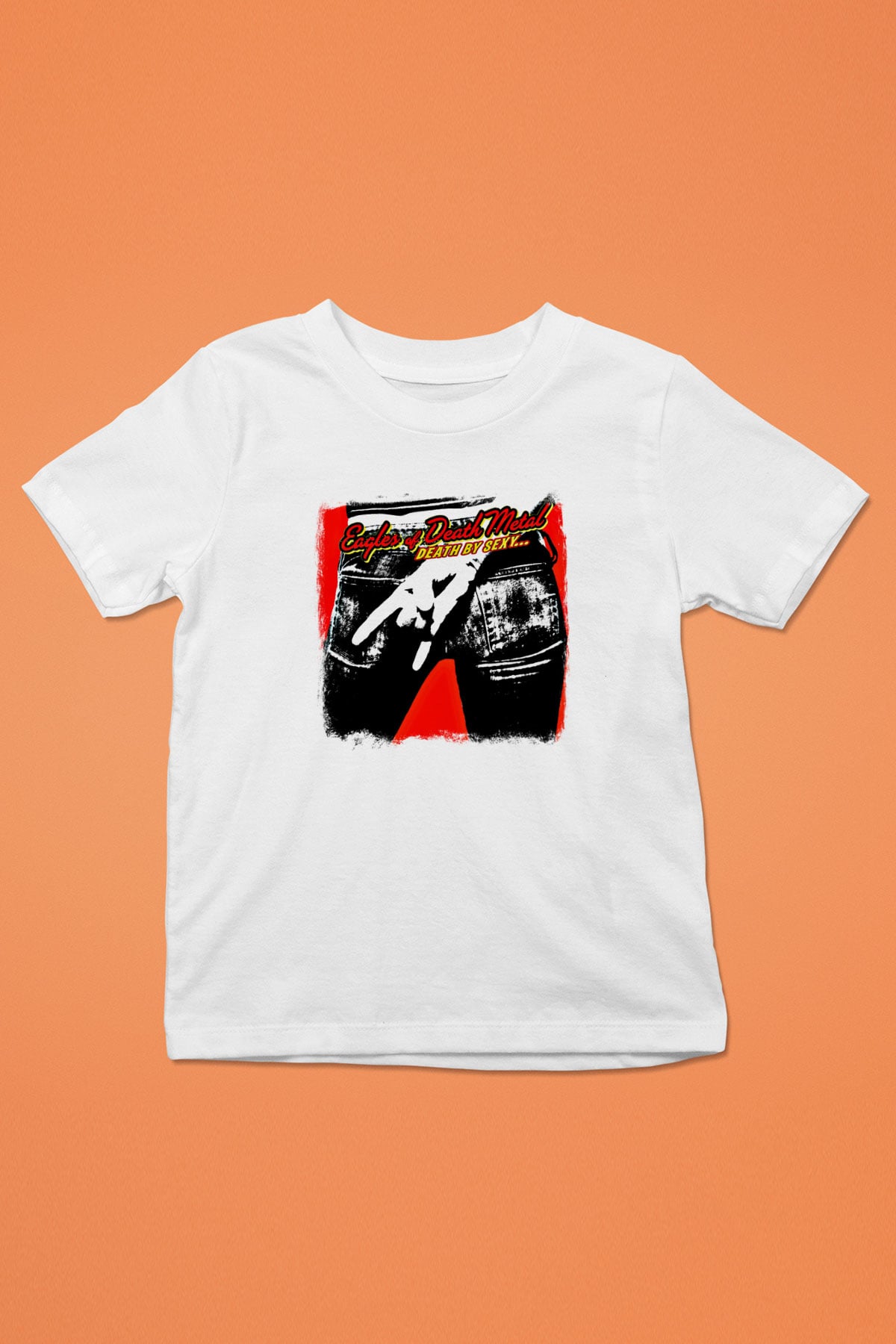Eagles of Death Metal Baskılı Unisex Beyaz Çocuk Tişört