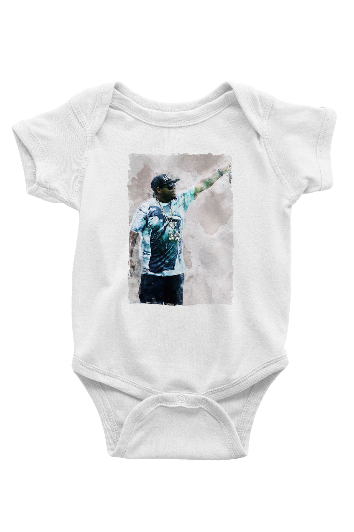 Eazy-E Beyaz Bebek Body - Zıbın