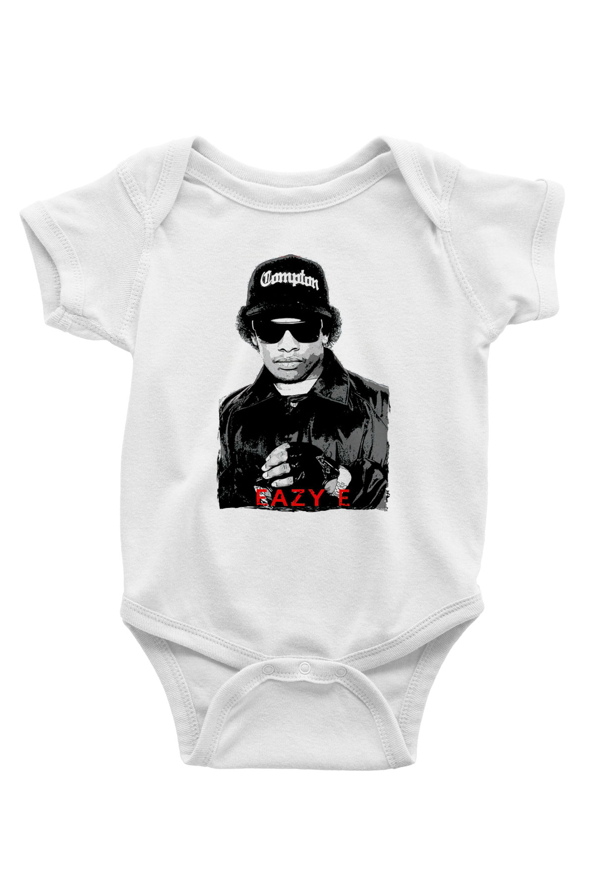 Eazy-E Beyaz Bebek Body - Zıbın