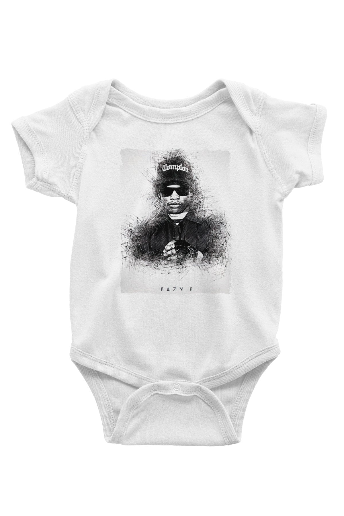 Eazy-E Beyaz Bebek Body - Zıbın