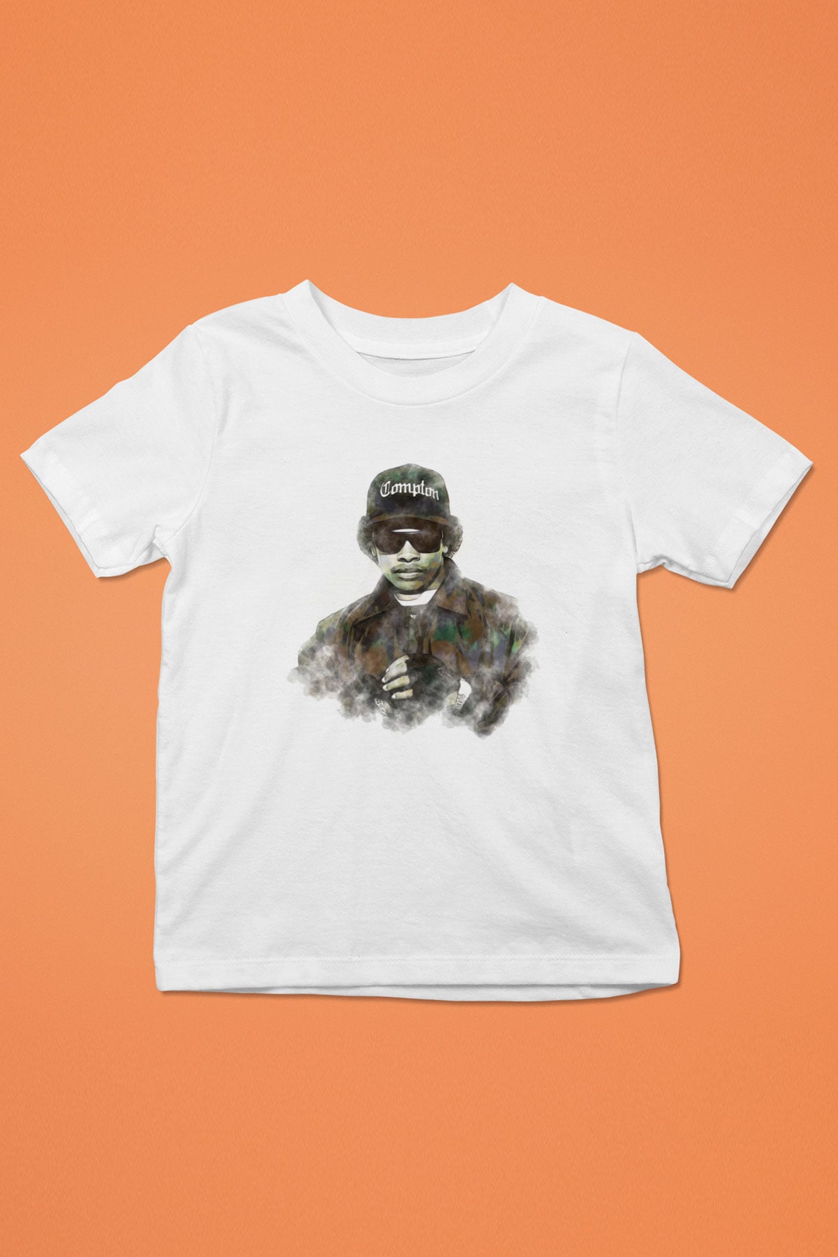 Eazy-E Beyaz Unisex Çocuk Tişört