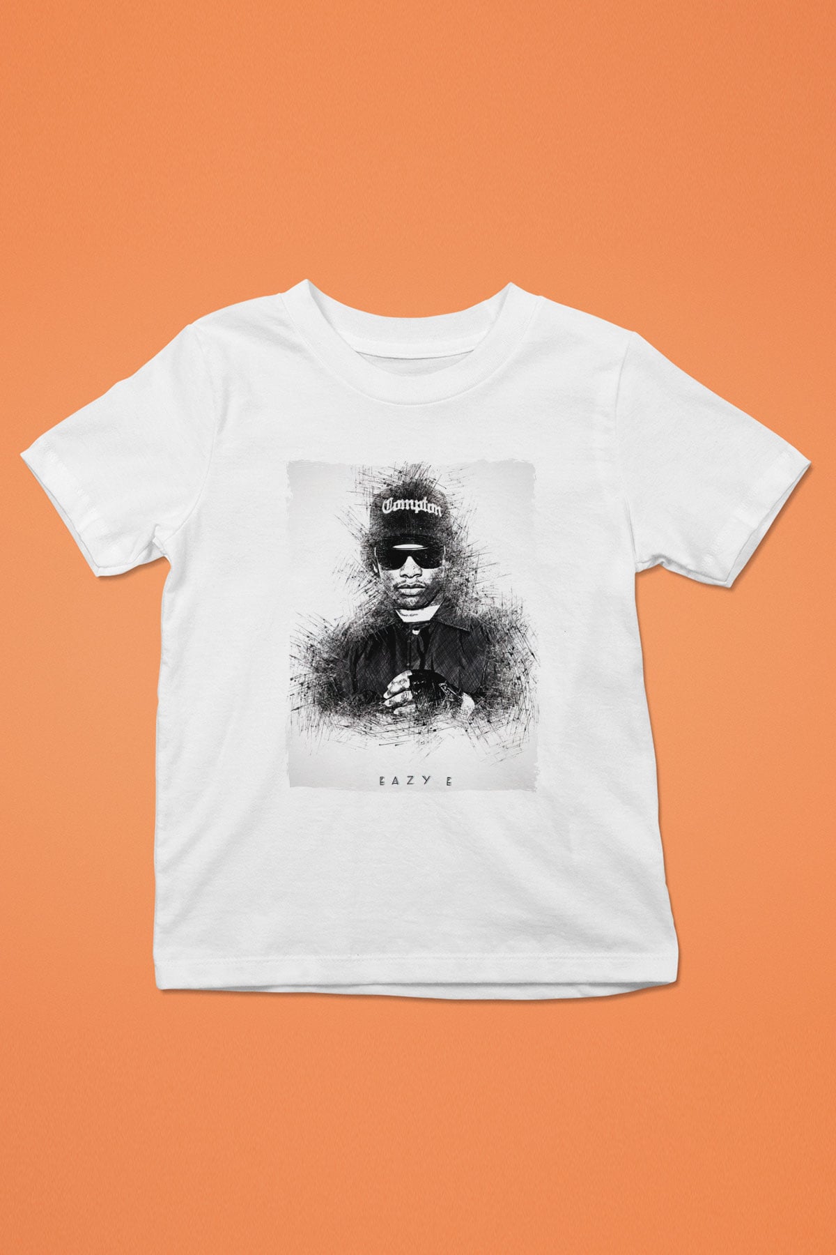 Eazy-E Beyaz Unisex Çocuk Tişört