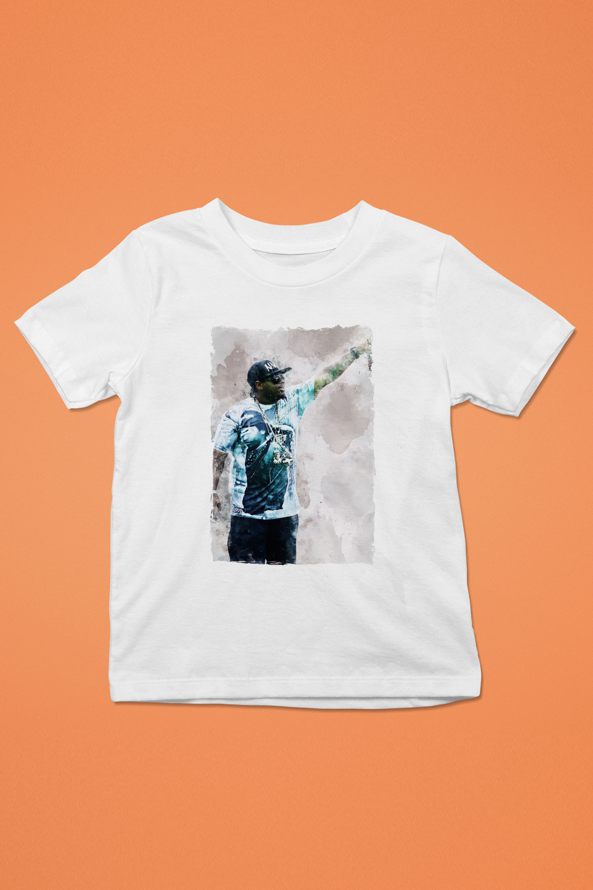 Eazy-E Beyaz Unisex Çocuk Tişört
