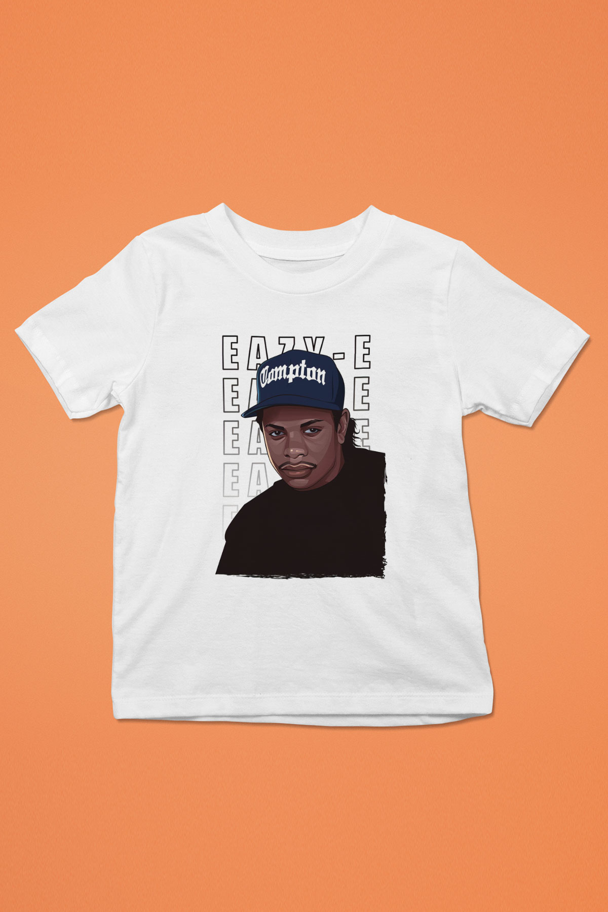 Eazy-E Beyaz Unisex Çocuk Tişört