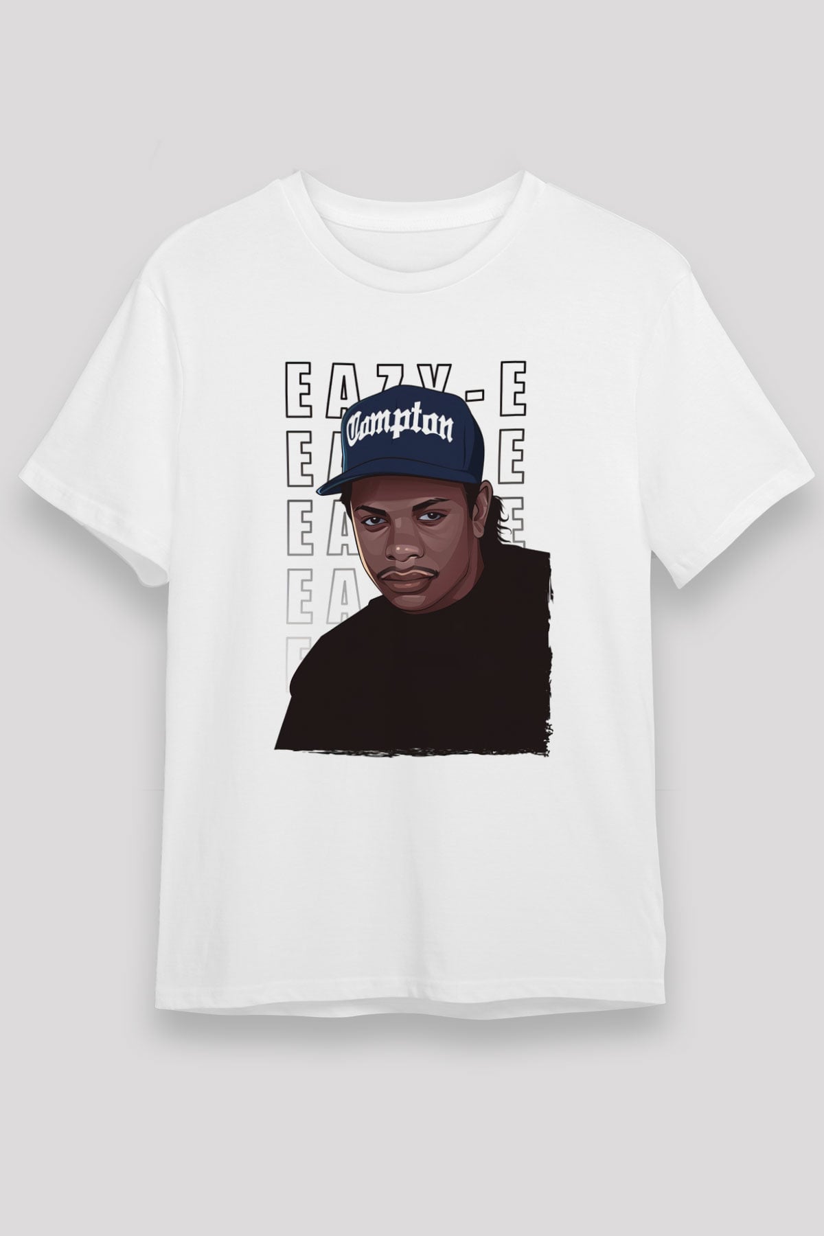Eazy-E Beyaz Unisex Tişört T-Shirt - TişörtFabrikası