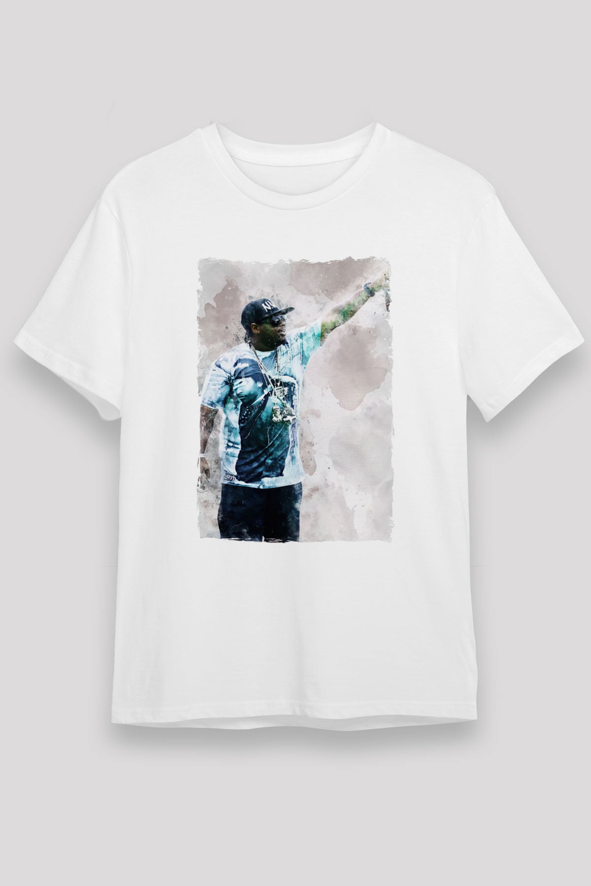 Eazy-E Beyaz Unisex Tişört T-Shirt - TişörtFabrikası