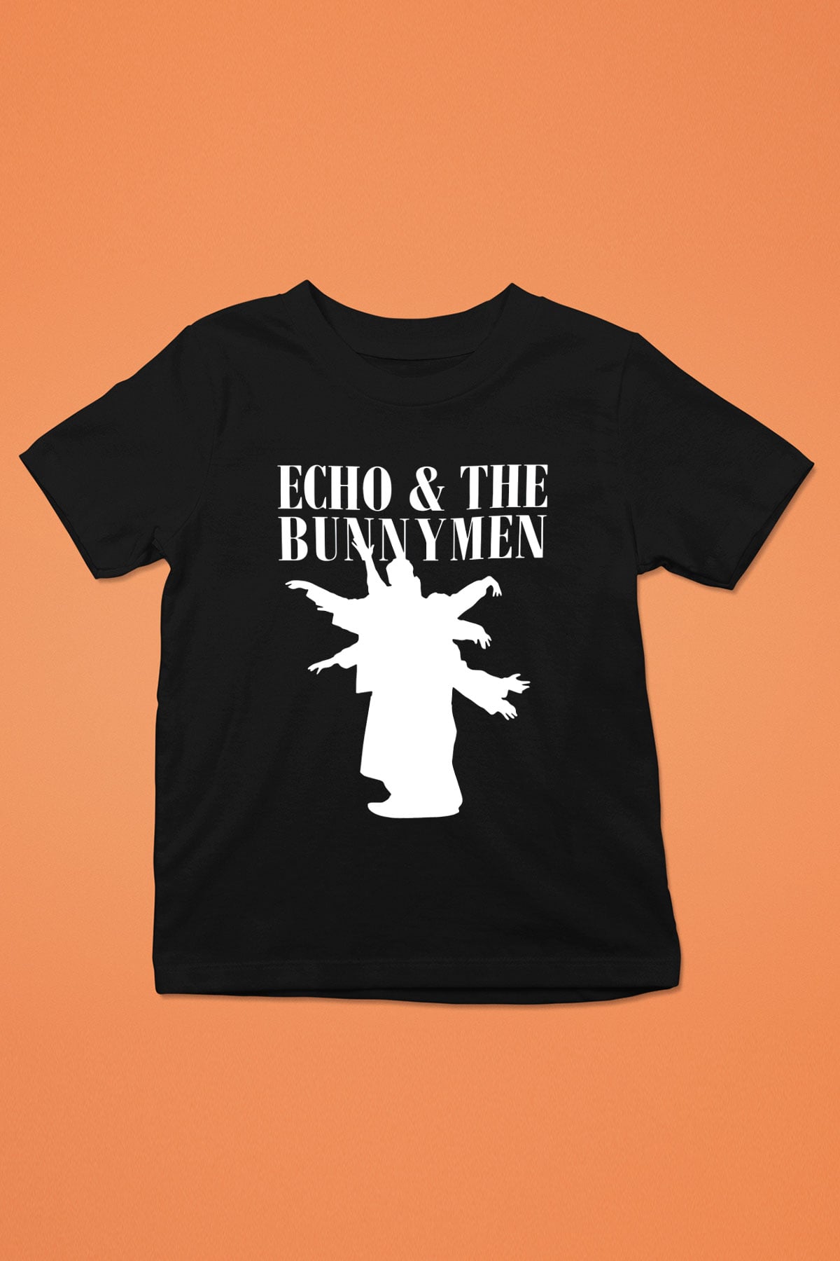 Echo and the Bunnymen Baskılı Siyah Unisex Çocuk Tişört