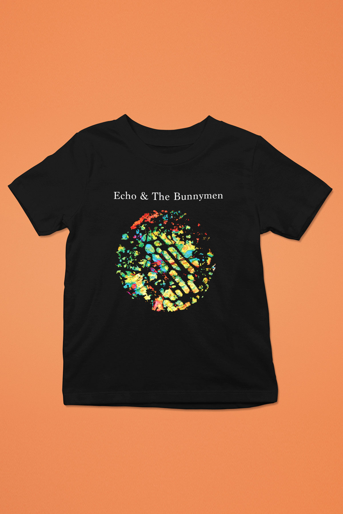 Echo and the Bunnymen Siyah Unisex Çocuk Tişört