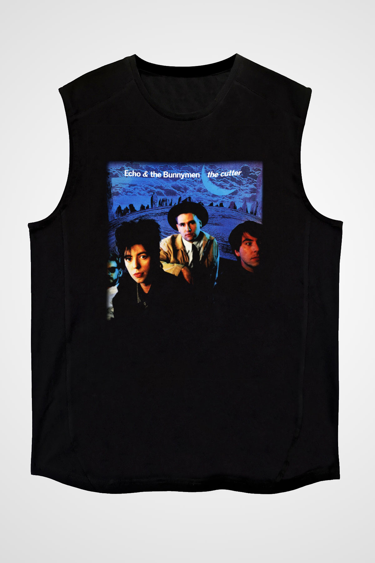 Echo and the Bunnymen Siyah Unisex Kolsuz Tişört