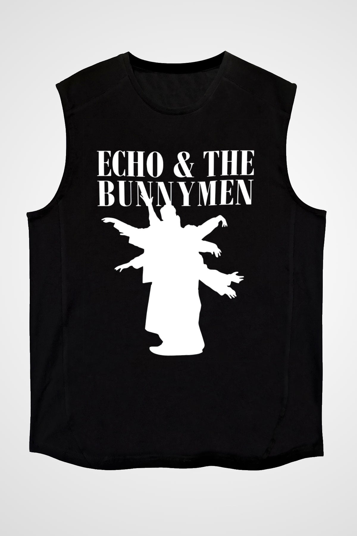 Echo and the Bunnymen Siyah Unisex Kolsuz Tişört