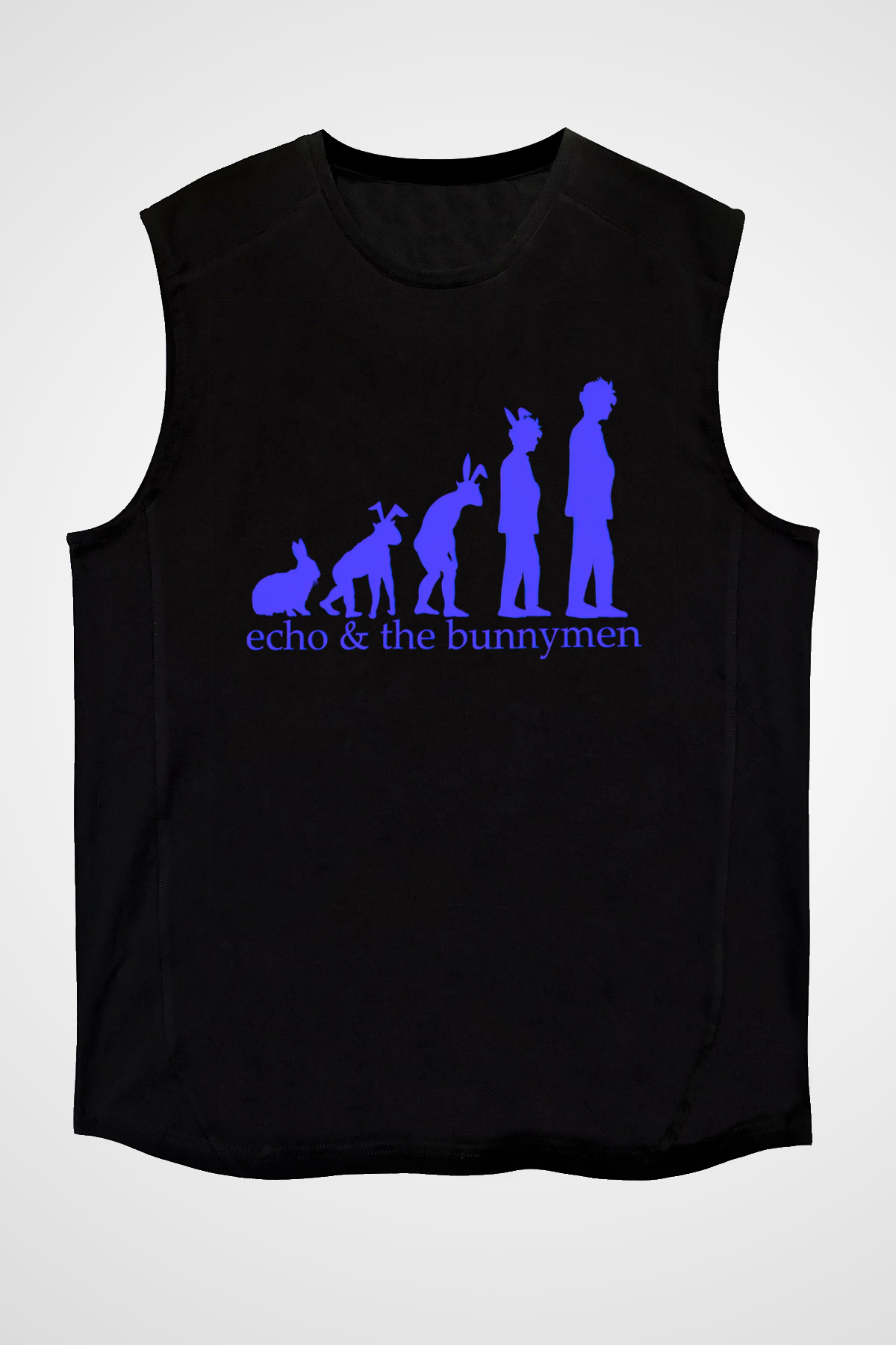 Echo and the Bunnymen Siyah Unisex Kolsuz Tişört