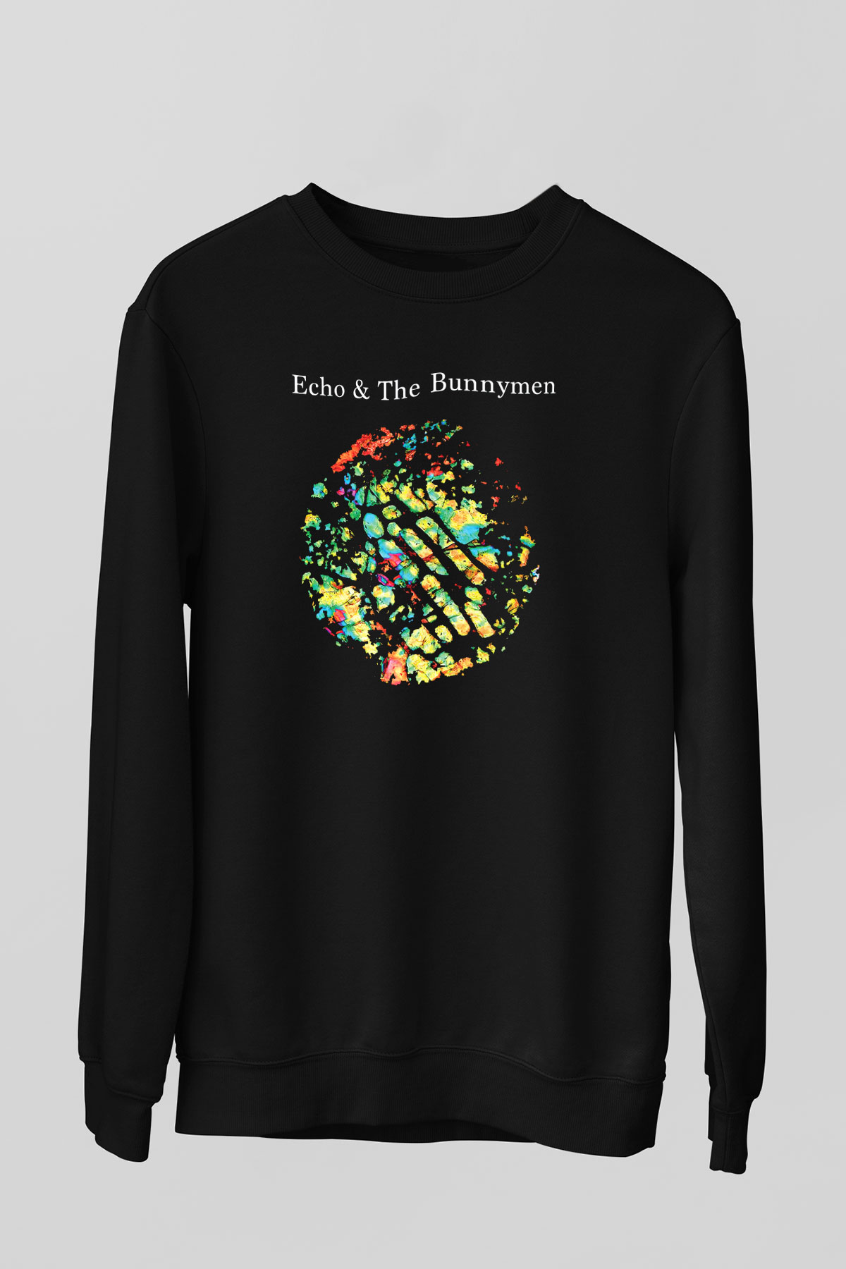 Echo and the Bunnymen Siyah Unisex Sweatshirt