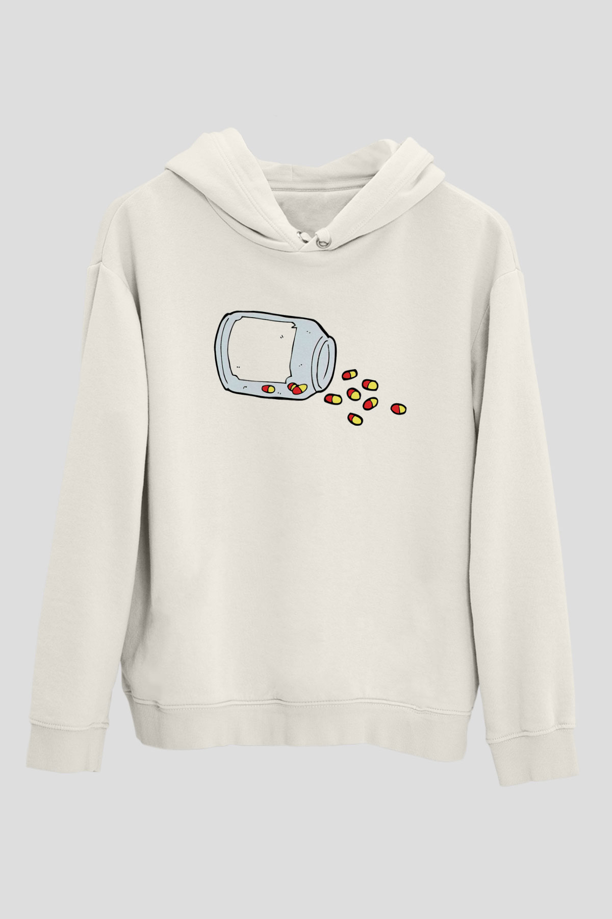 Eczacı Beyaz Unisex Hoodie