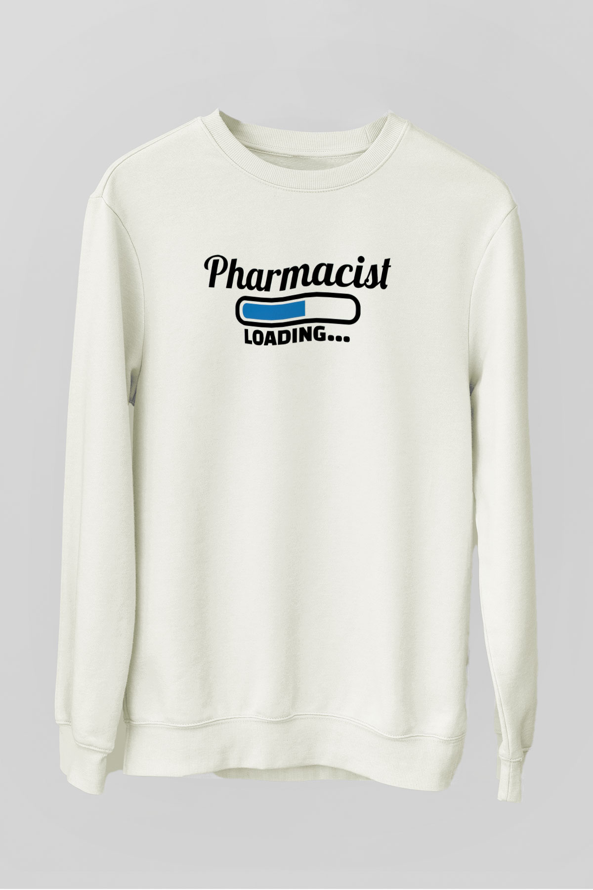 Eczacı Beyaz Unisex Sweatshirt