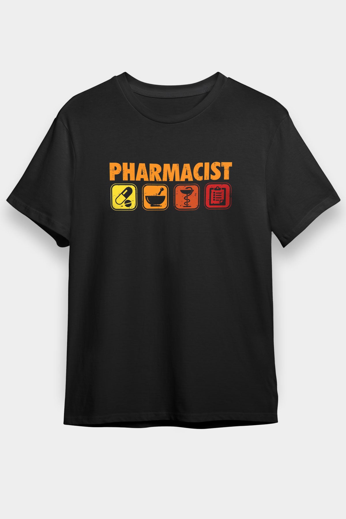 Eczacı Siyah Unisex Tişört T-Shirt - TişörtFabrikası