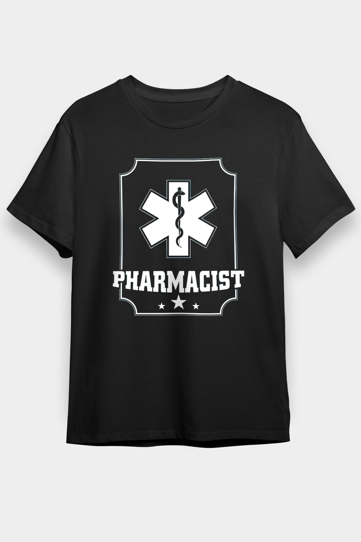 Eczacı Siyah Unisex Tişört T-Shirt - TişörtFabrikası