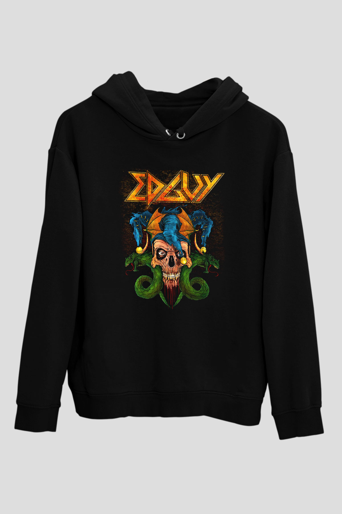 Edguy Siyah Unisex Hoodie