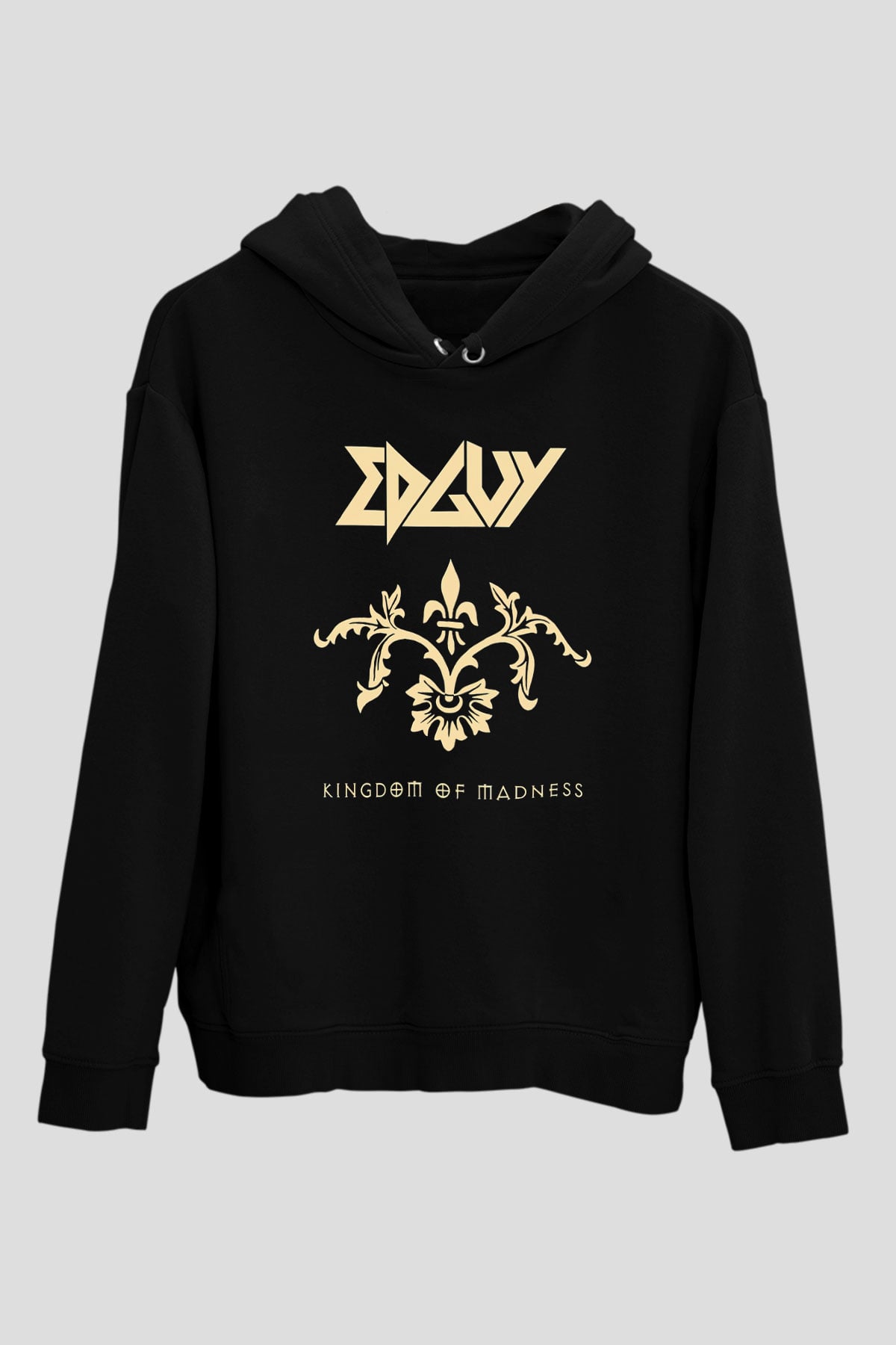 Edguy Siyah Unisex Kapüşonlu Sweatshirt