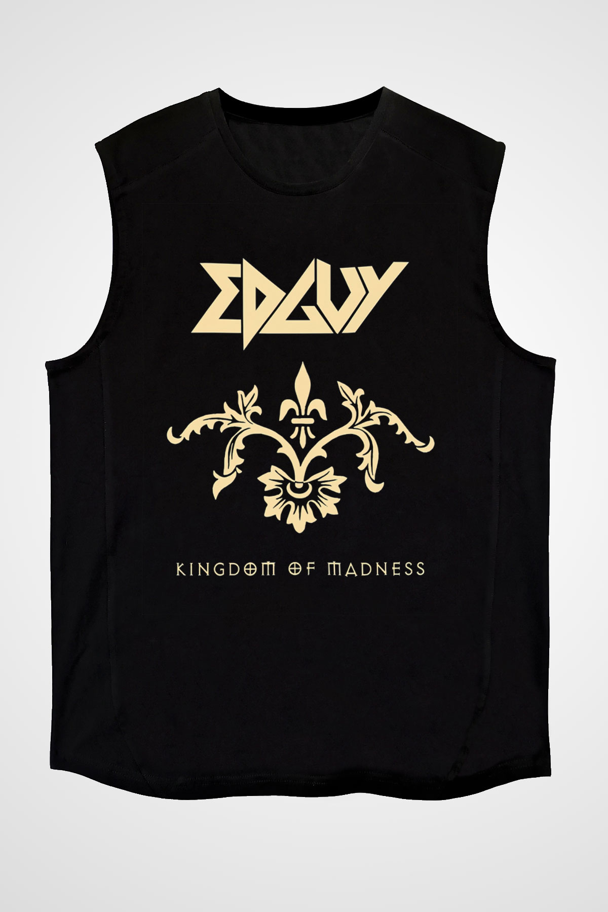 Edguy Siyah Unisex Kolsuz Tişört