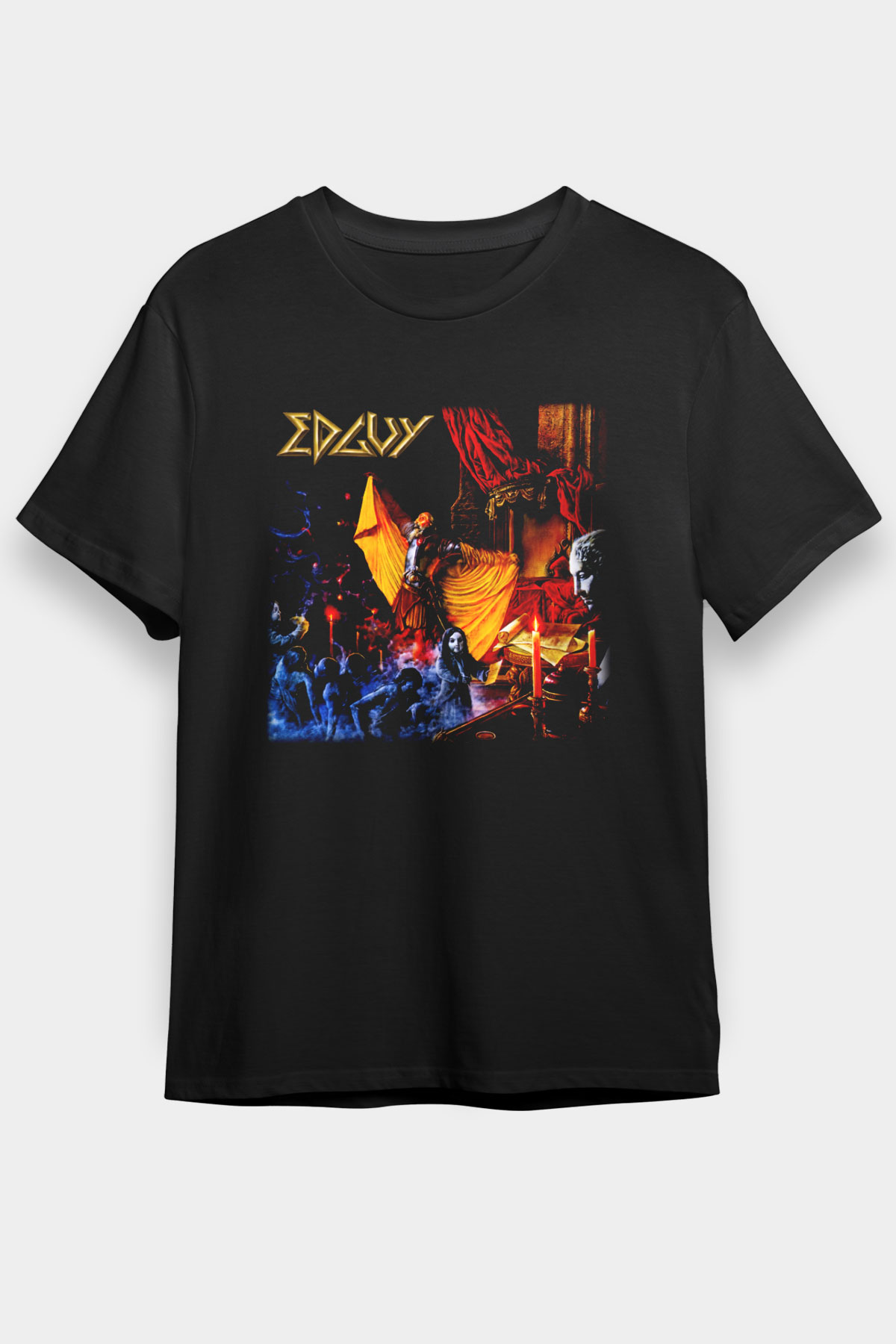 Edguy Black Unisex Tee - STREETWEAR