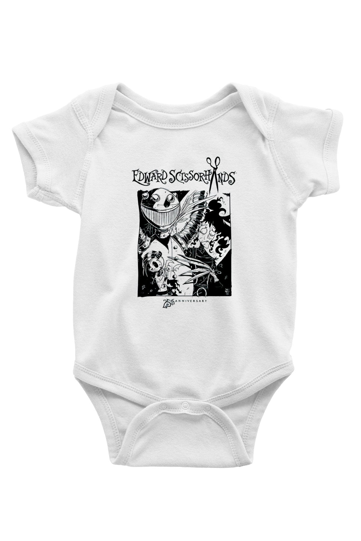 Edward Scissorhands Beyaz Bebek Body - Zıbın
