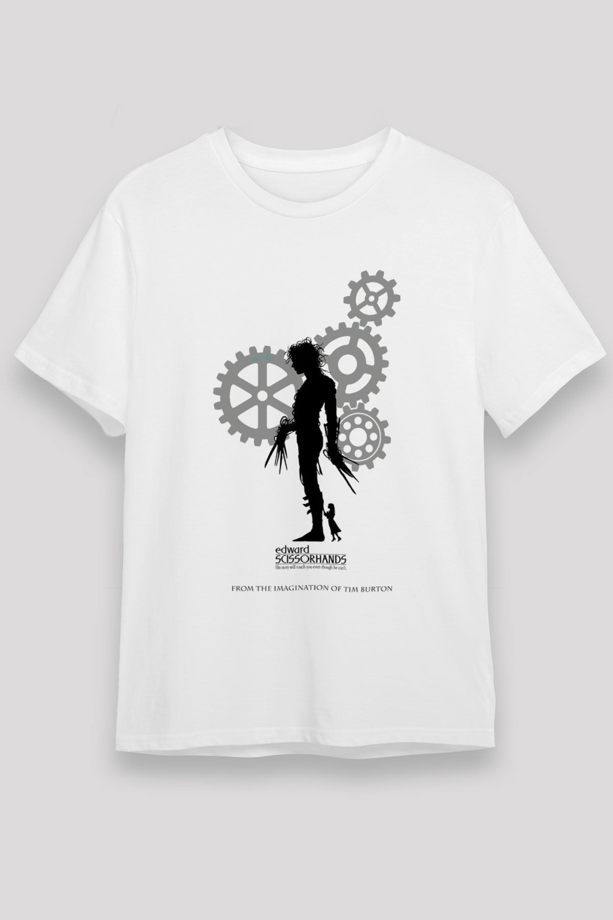 Edward Scissorhands Beyaz Unisex Tişört