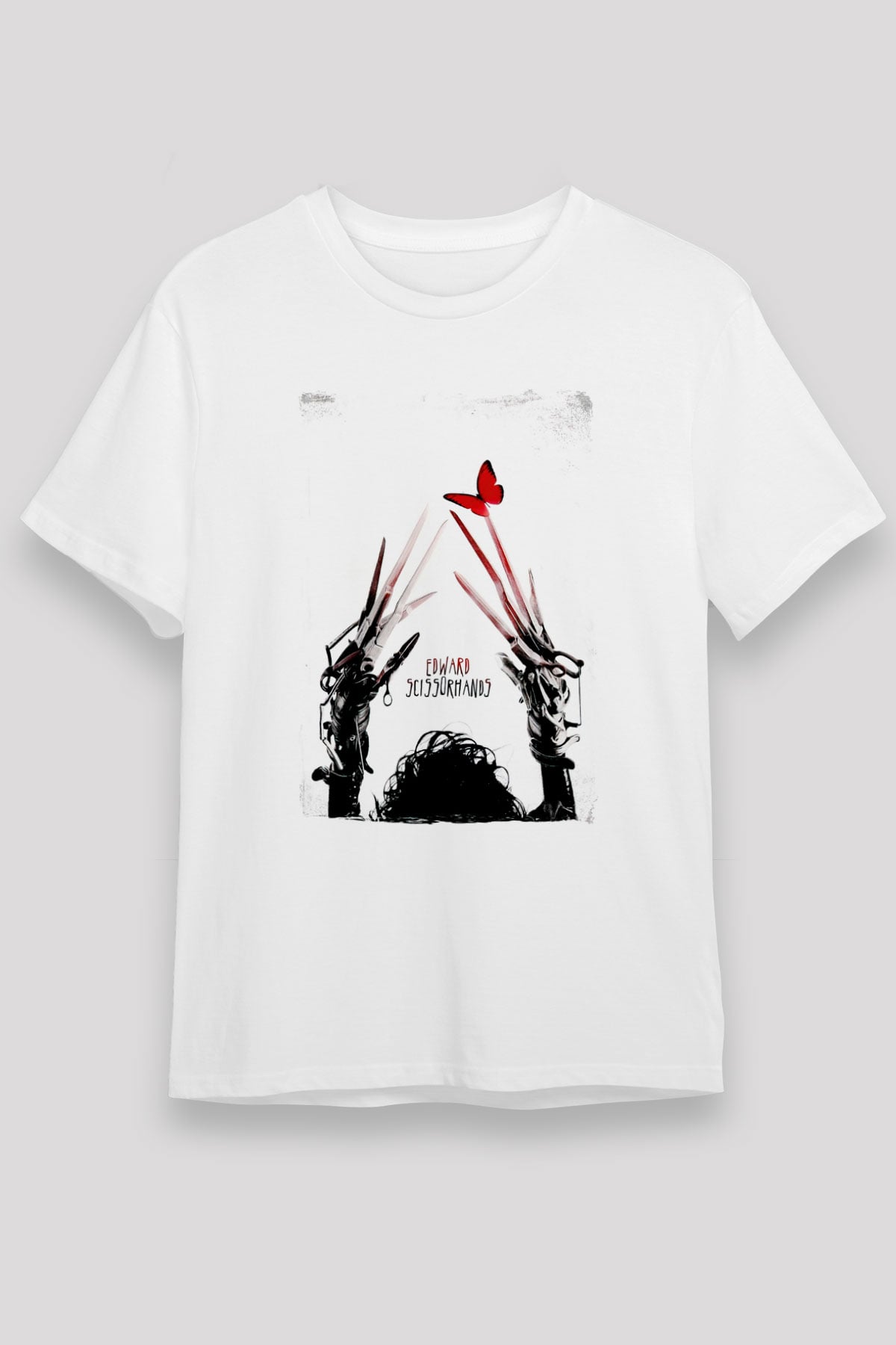 Edward Scissorhands Beyaz Unisex Tişört