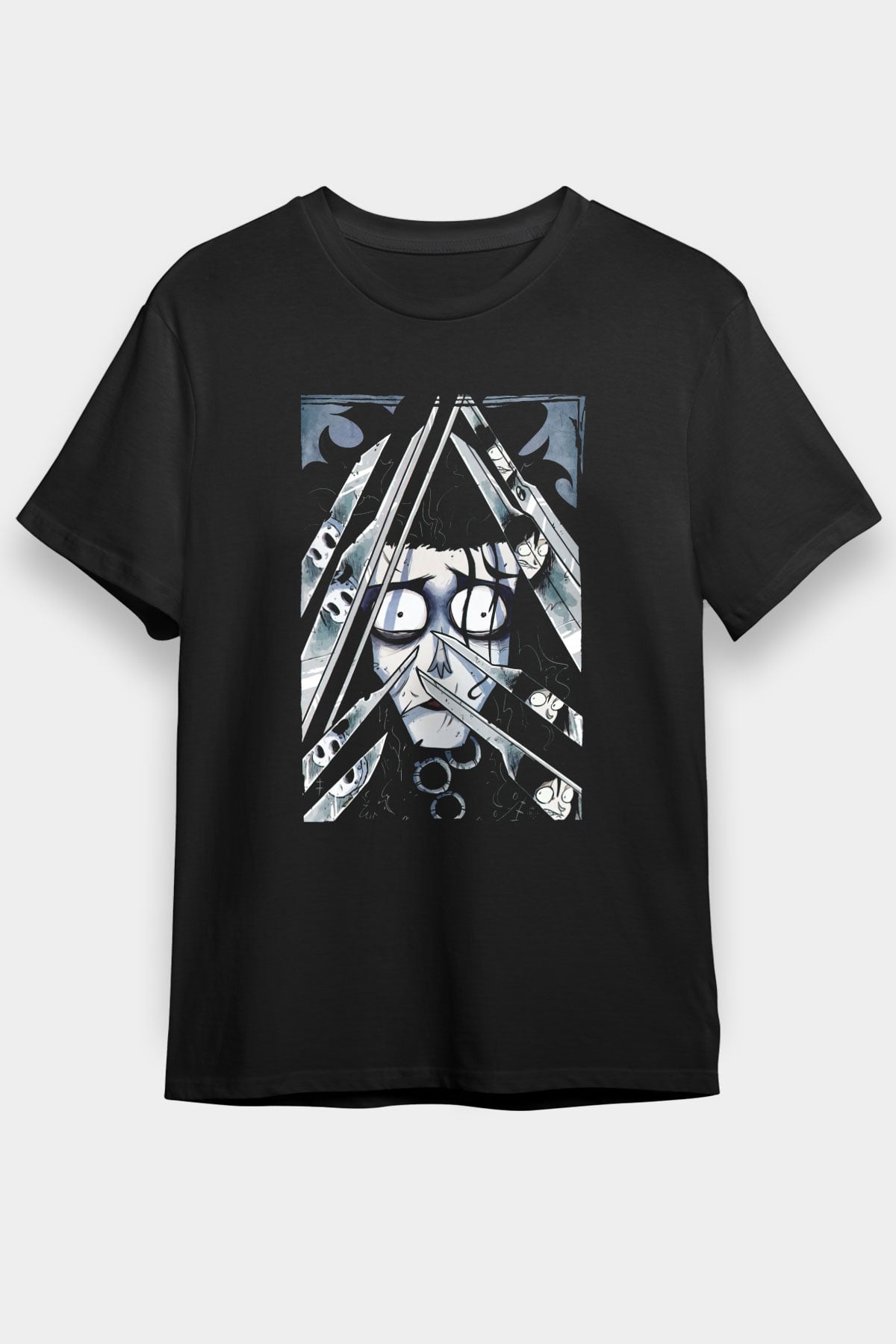 Edward Scissorhands Siyah Unisex Tişört
