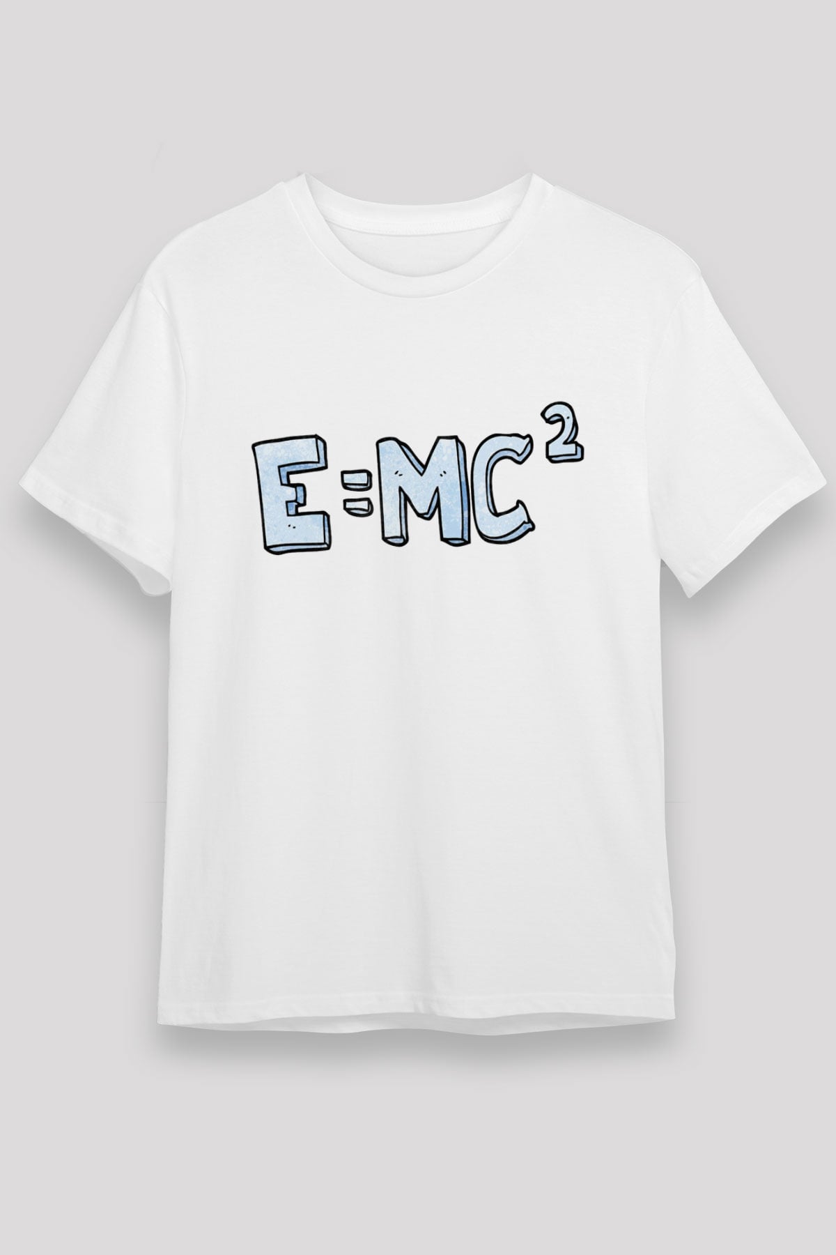 Einstein Beyaz Unisex Tişört T-Shirt - TişörtFabrikası