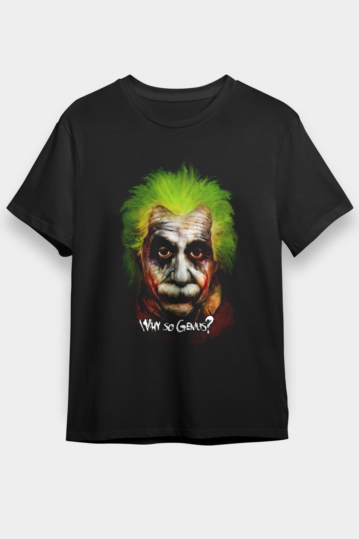 Einstein Siyah Unisex Tişört T-Shirt - TişörtFabrikası