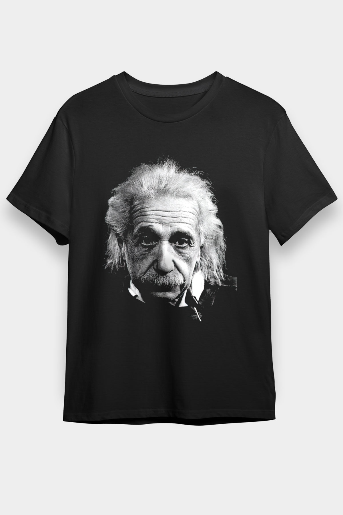 Einstein Siyah Unisex Tişört T-Shirt - TişörtFabrikası
