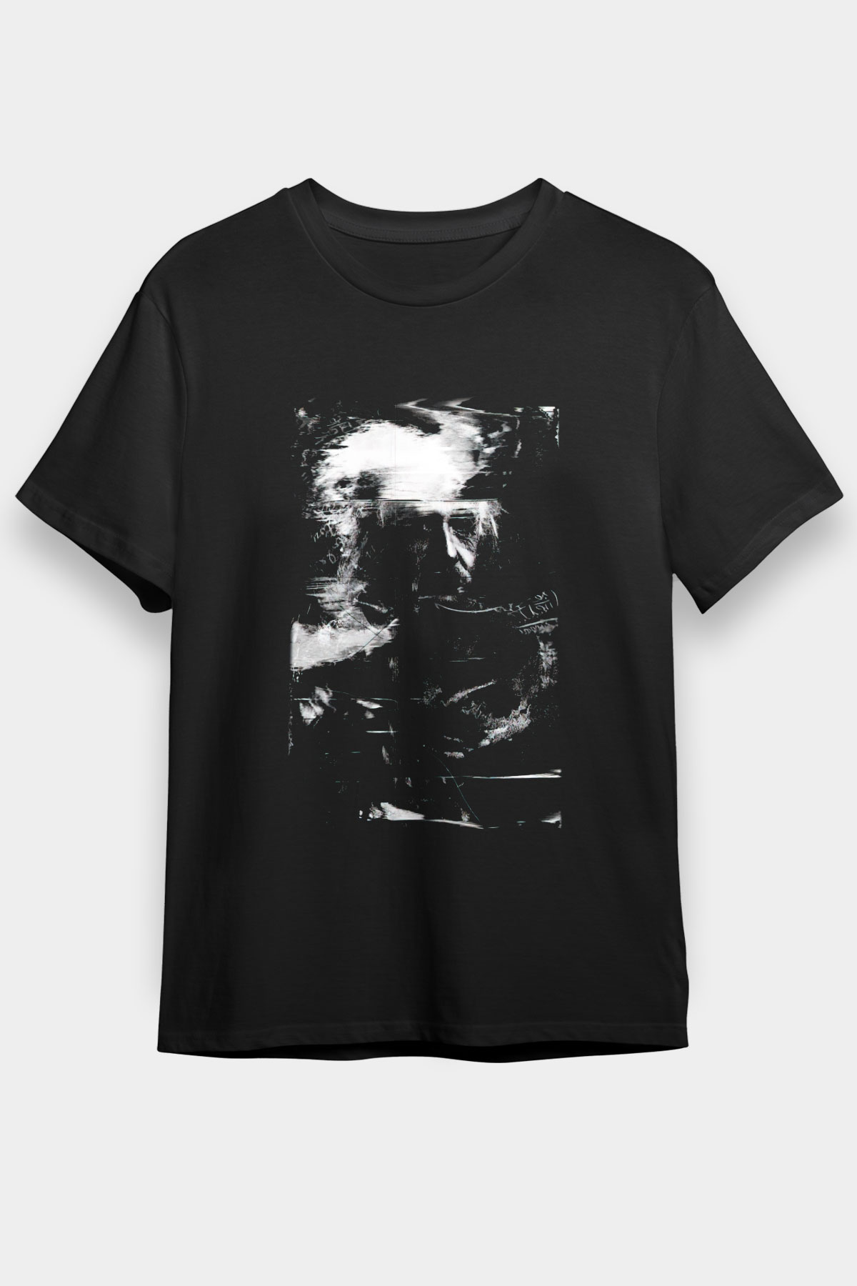 Einstein Siyah Unisex Tişört T-Shirt - TişörtFabrikası