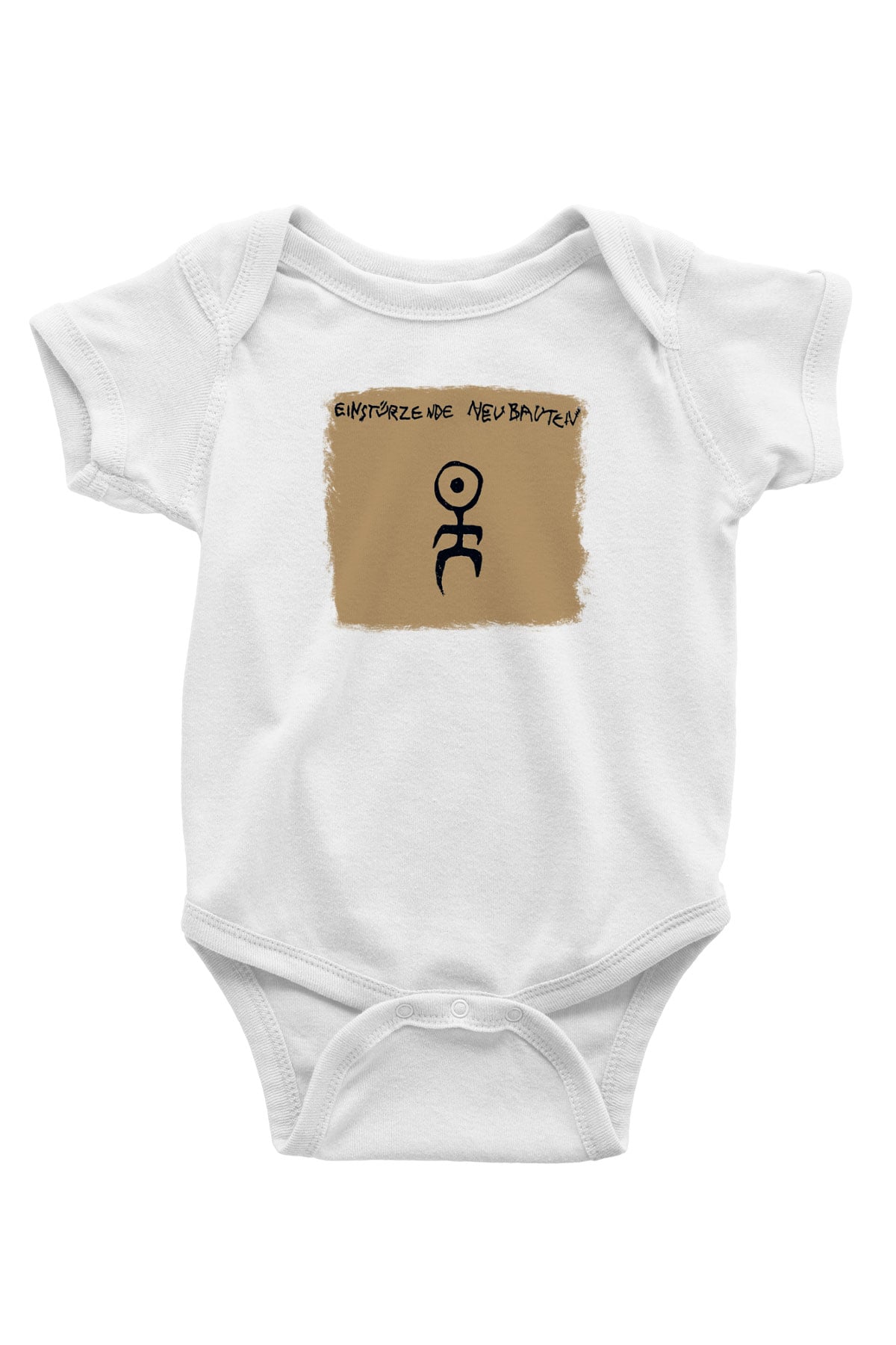 Einstürzende Neubauten Baskılı Unisex Beyaz Bebek Body - Zıbın