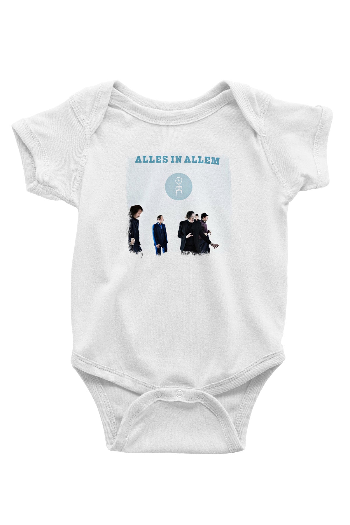Einstürzende Neubauten Baskılı Unisex Beyaz Bebek Body - Zıbın